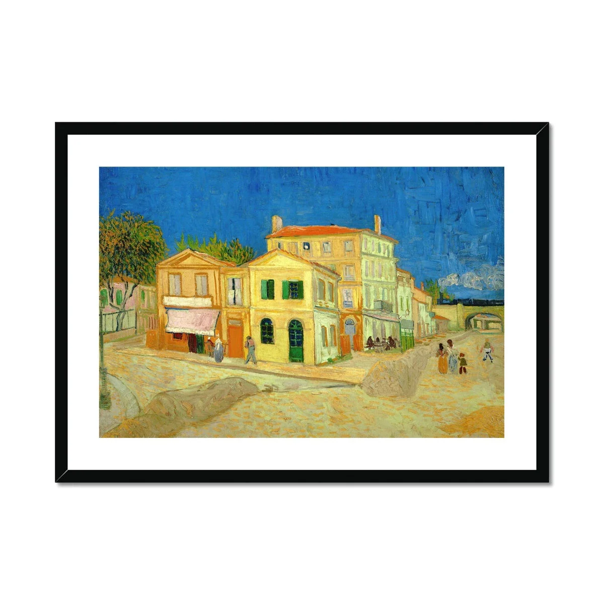 Vincent Van Gogh Framed Open Edition Art Print. 'The Yellow House'. Art Gallery Historic Art - Image 2