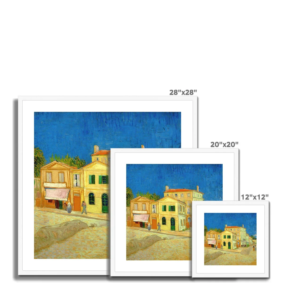 Vincent Van Gogh Framed Open Edition Art Print. 'The Yellow House'. Art Gallery Historic Art - Image 8