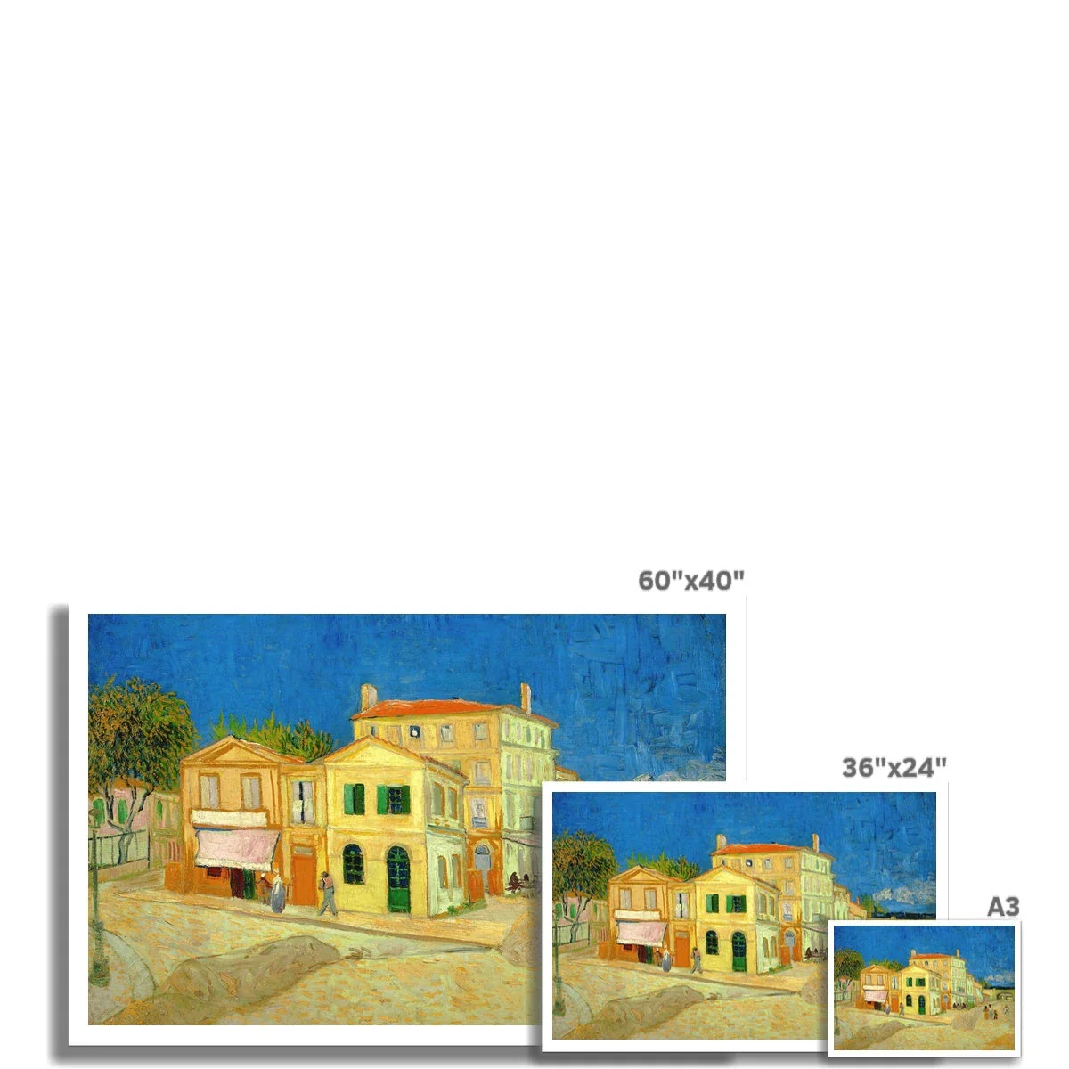 'The Yellow House' by Vincent Van Gogh. Open Edition Fine Art Print. Art Gallery Historic Art - Image 3