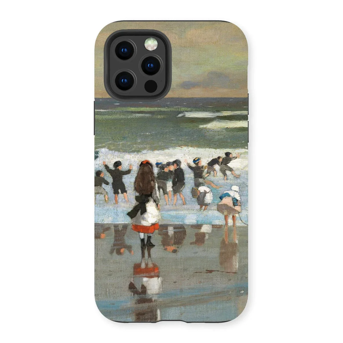 Tough Art Phone Case. 'Beach Scene'. Artist Winslow Homer. American Art Gallery - Image 3