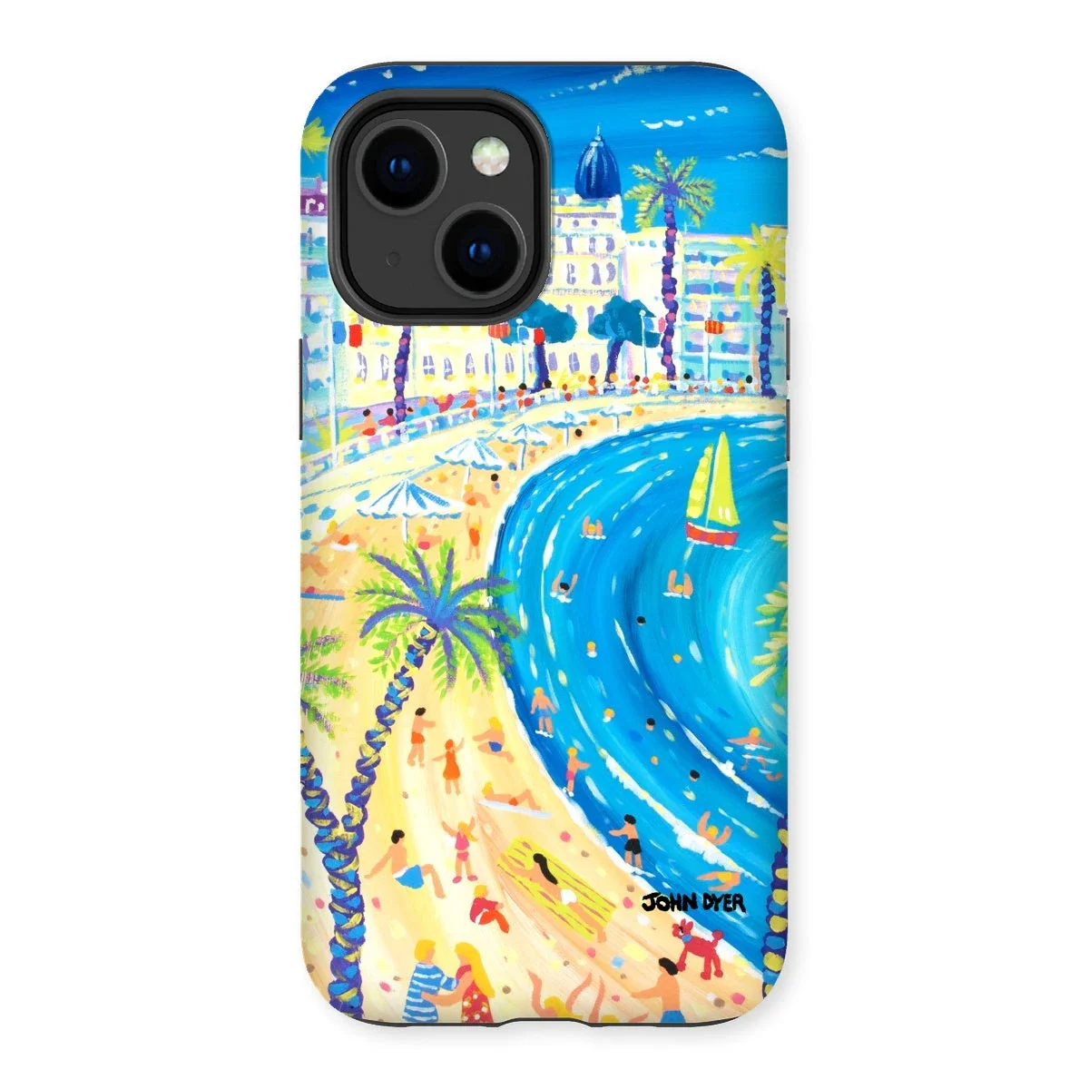 Tough Art Phone Case. Cannes, South of France. Artist John Dyer. Cornwall Art Gallery - Image 26