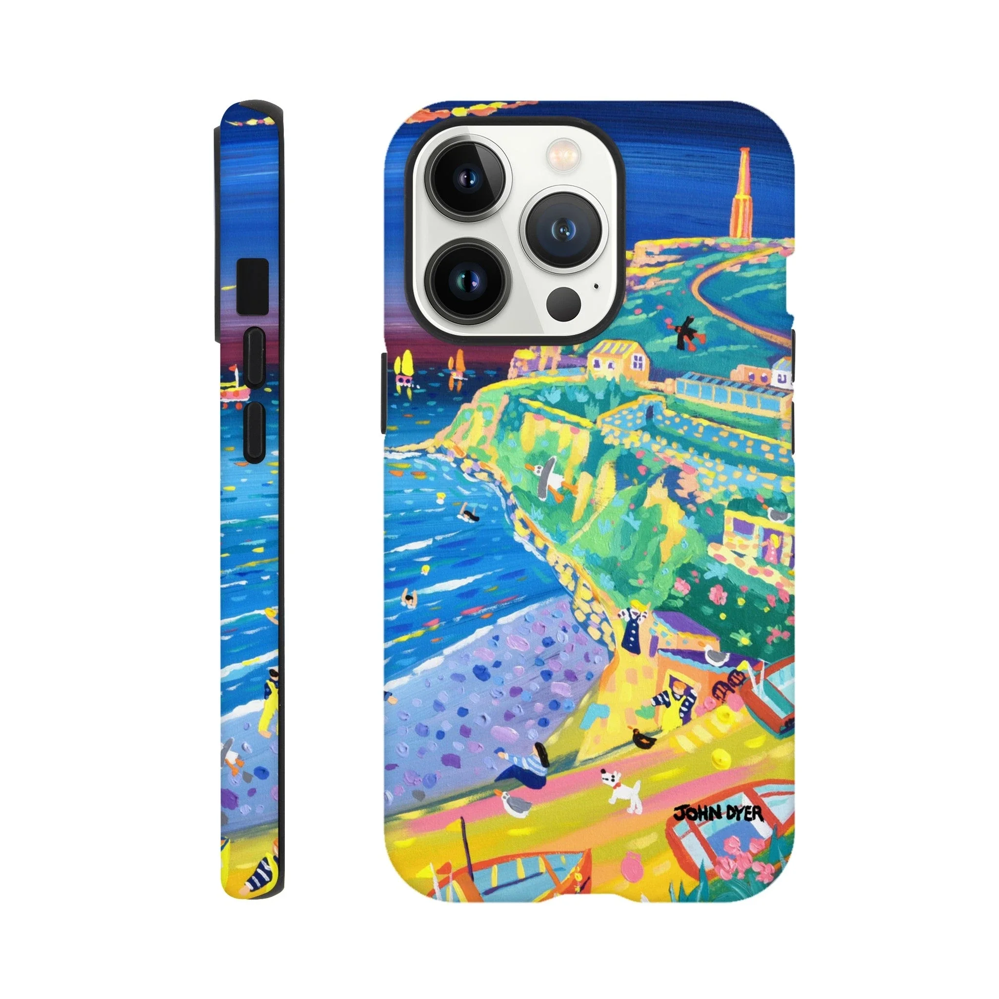 Tough Art Phone Case. Cape Cornwall. Artist John Dyer. Cornwall Art Gallery - Image 11