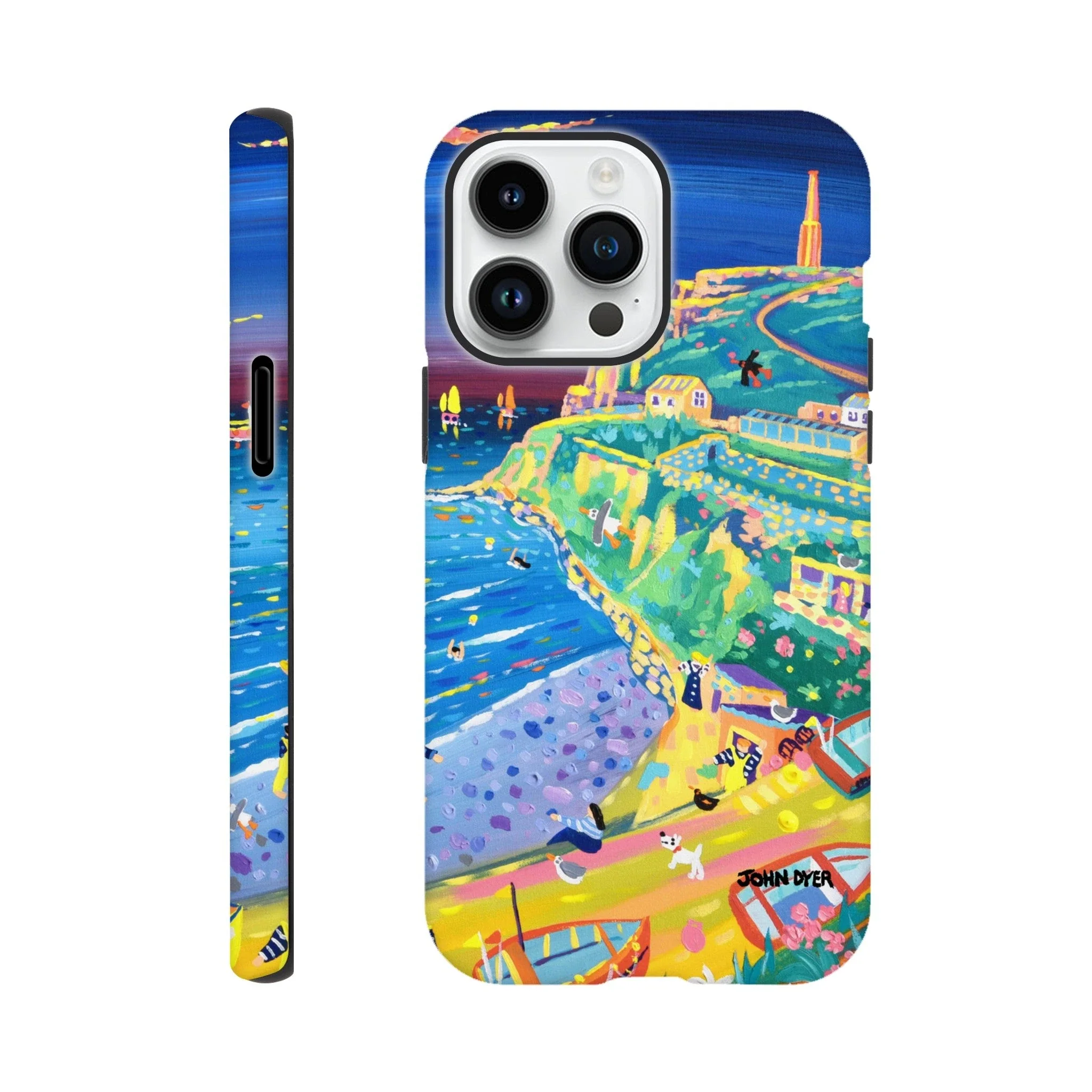 Tough Art Phone Case. Cape Cornwall. Artist John Dyer. Cornwall Art Gallery - Image 14