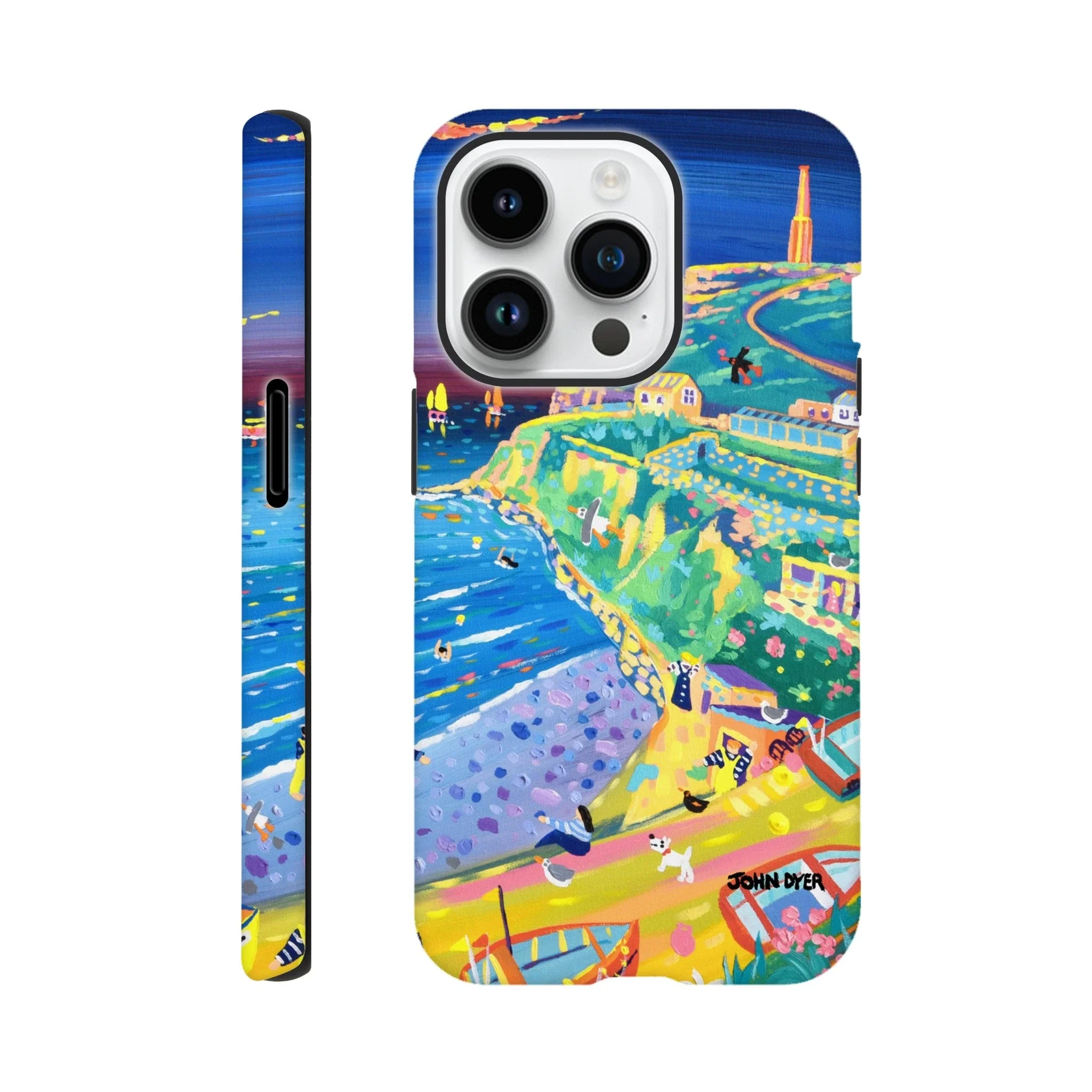 Tough Art Phone Case. Cape Cornwall. Artist John Dyer. Cornwall Art Gallery - Image 19