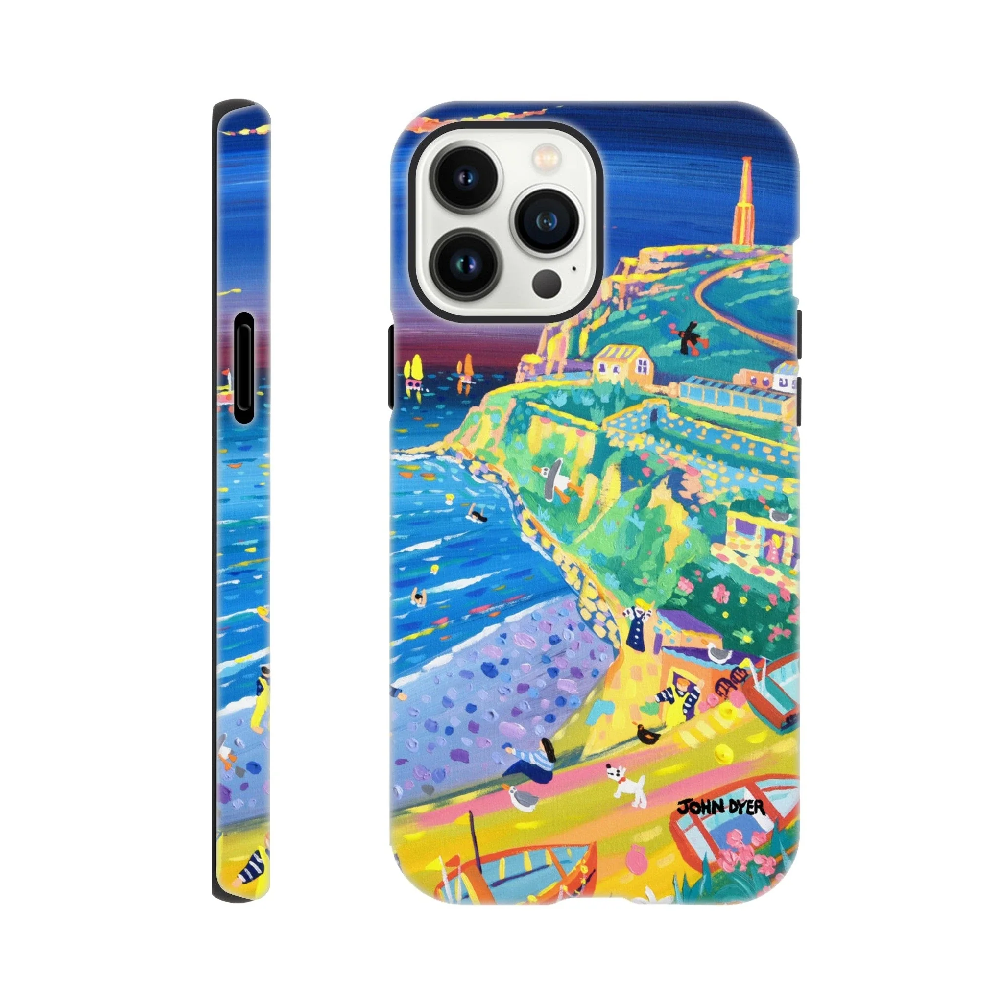 Tough Art Phone Case. Cape Cornwall. Artist John Dyer. Cornwall Art Gallery - Image 8