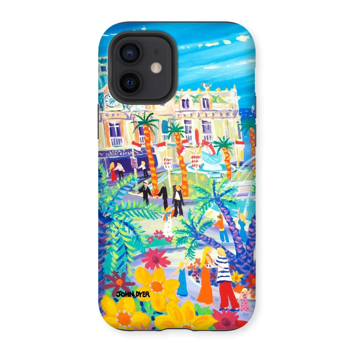 Tough Art Phone Case. Casino Square, Monaco. Artist John Dyer. Cornwall Art Gallery - Image 14