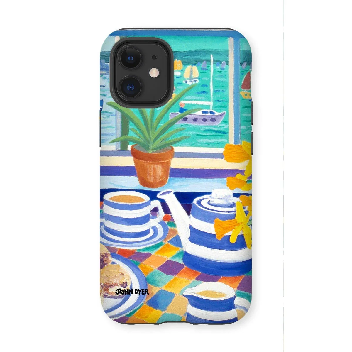Tough Art Phone Case. Cornishware. Artist John Dyer. Cornwall Art Gallery - Image 15