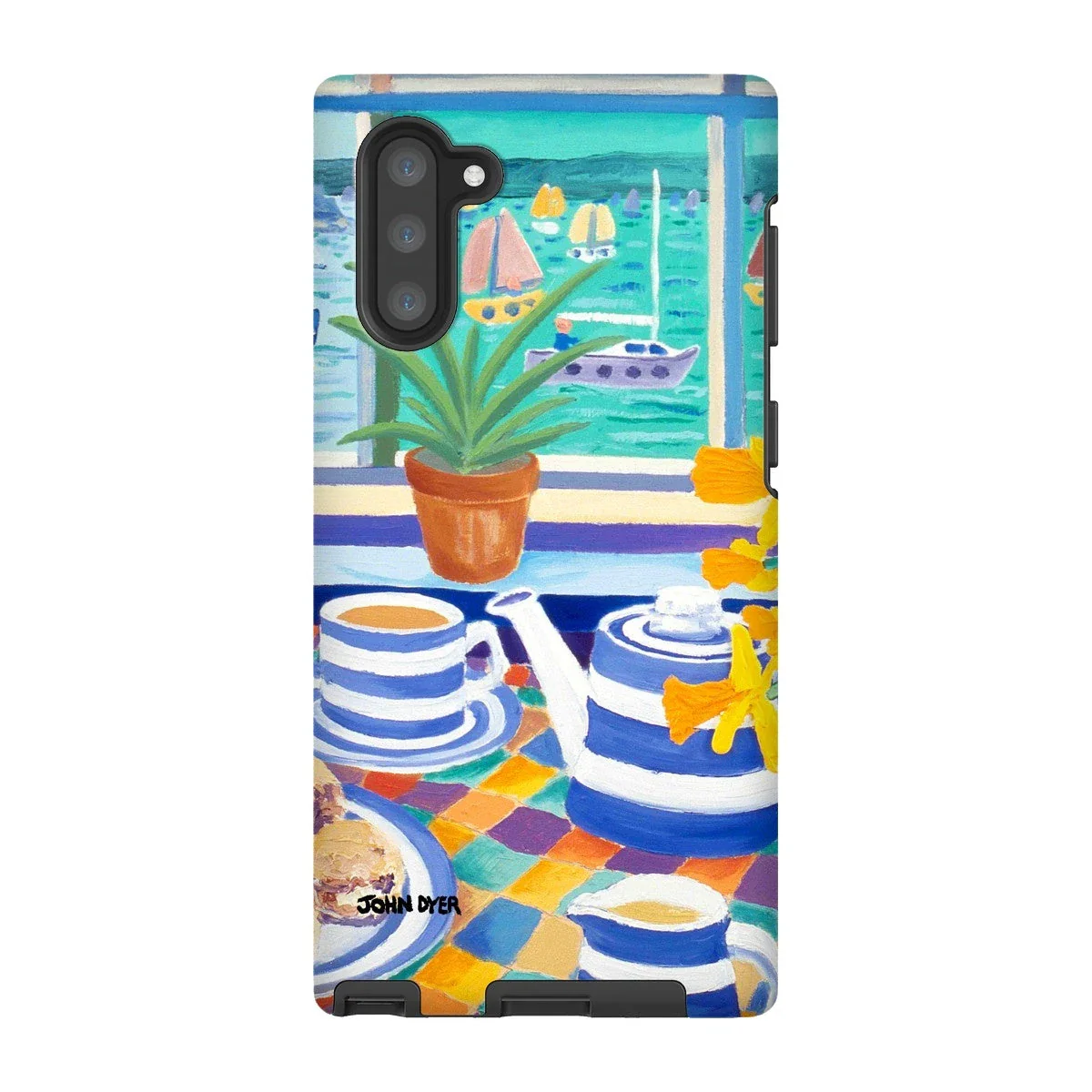 Tough Art Phone Case. Cornishware. Artist John Dyer. Cornwall Art Gallery - Image 5