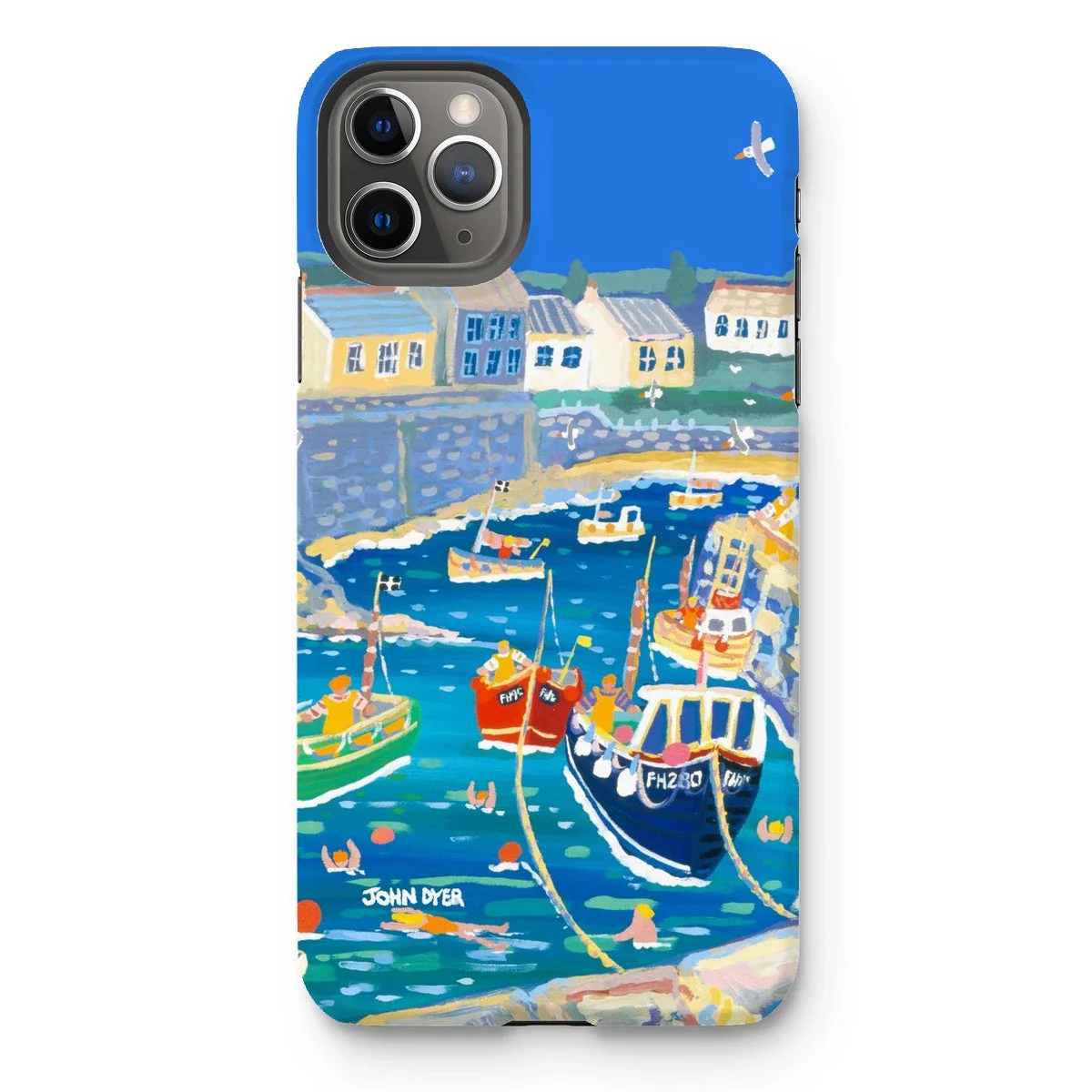 Tough Art Phone Case. Coverack Harbour. Artist John Dyer. Cornwall Art Gallery - Image 13