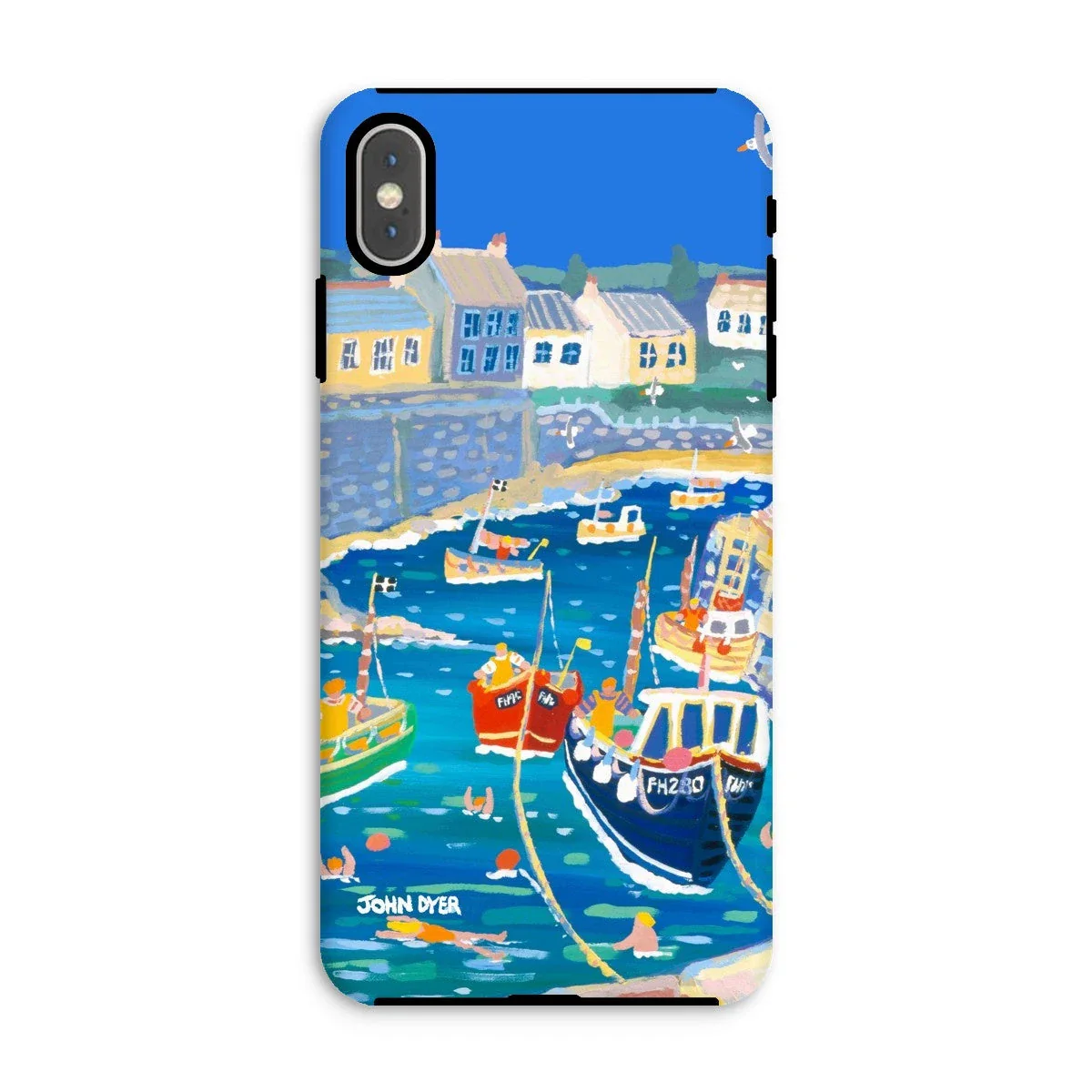 Tough Art Phone Case. Coverack Harbour. Artist John Dyer. Cornwall Art Gallery - Image 23