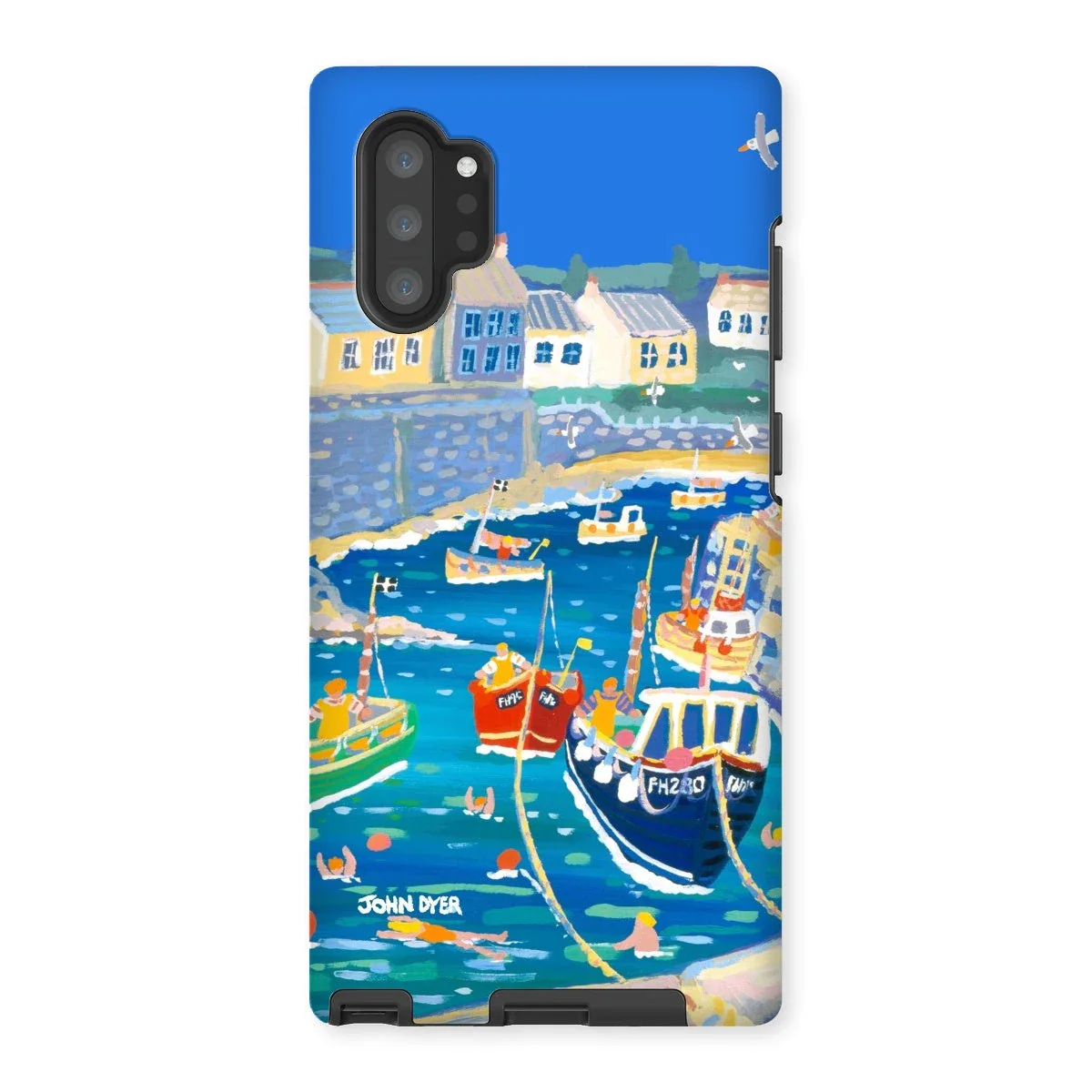 Tough Art Phone Case. Coverack Harbour. Artist John Dyer. Cornwall Art Gallery - Image 6