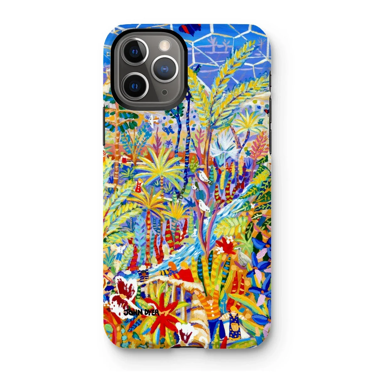 Tough Art Phone Case. Eden Project Rainforest. Artist John Dyer. Cornwall Art Gallery - Image 12