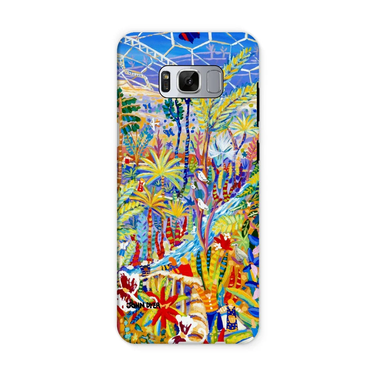 Tough Art Phone Case. Eden Project Rainforest. Artist John Dyer. Cornwall Art Gallery - Image 9