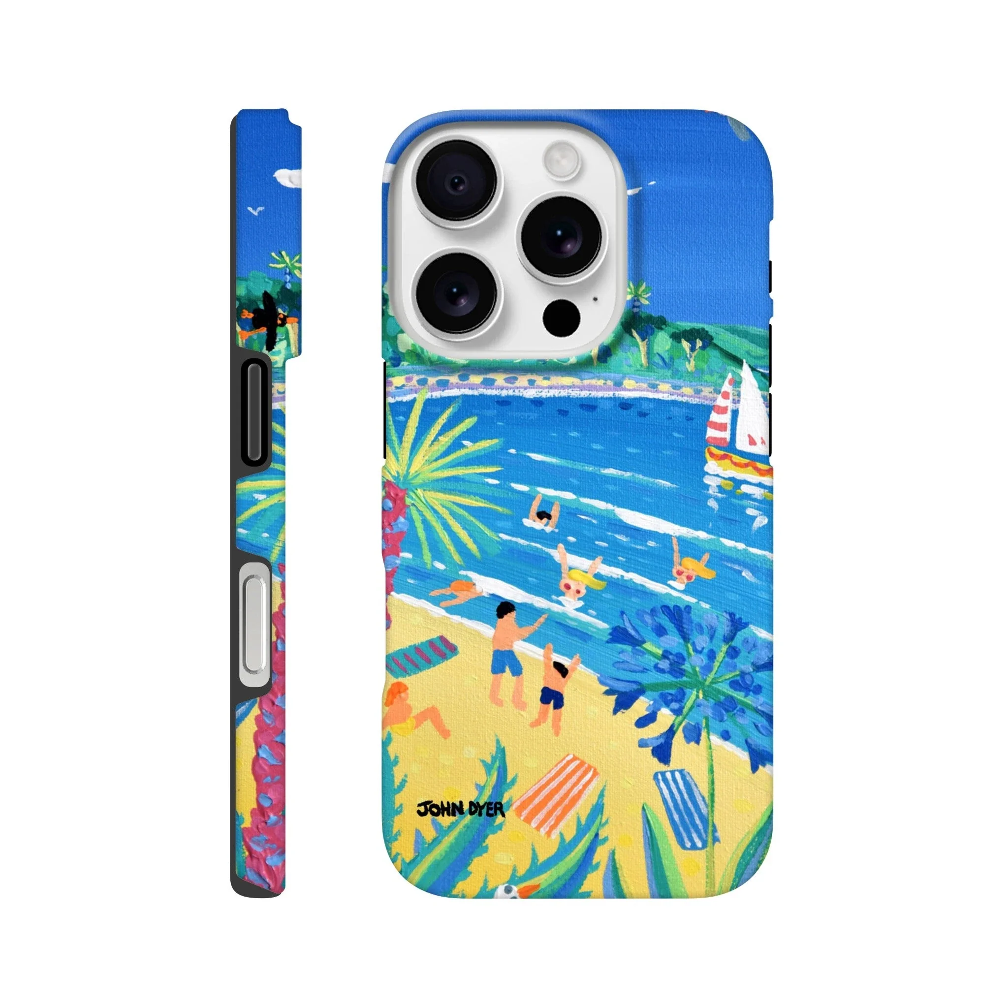Tough Art Phone Case. Falmouth Beach. Artist John Dyer. Cornwall Art Gallery - Image 11