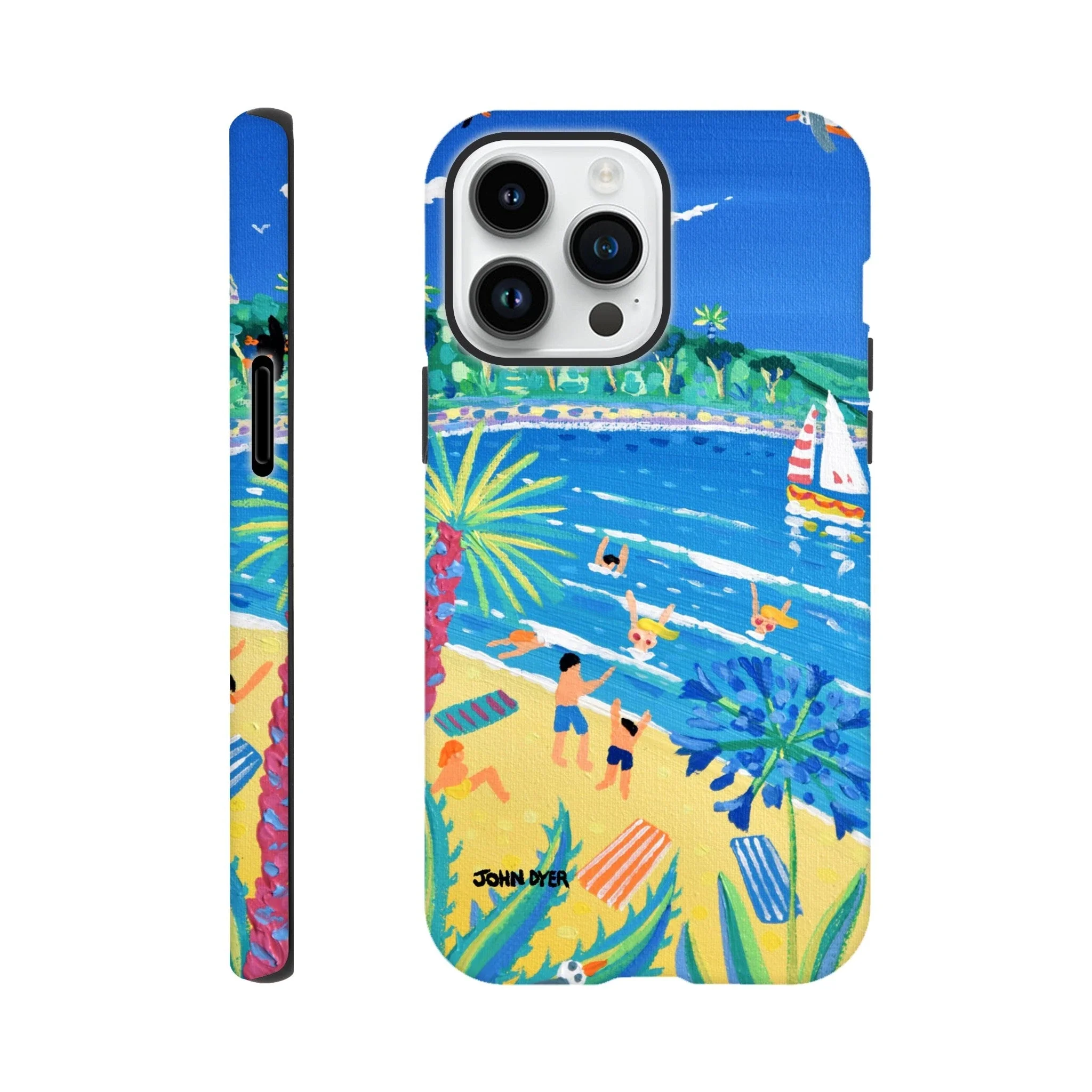 Tough Art Phone Case. Falmouth Beach. Artist John Dyer. Cornwall Art Gallery - Image 15