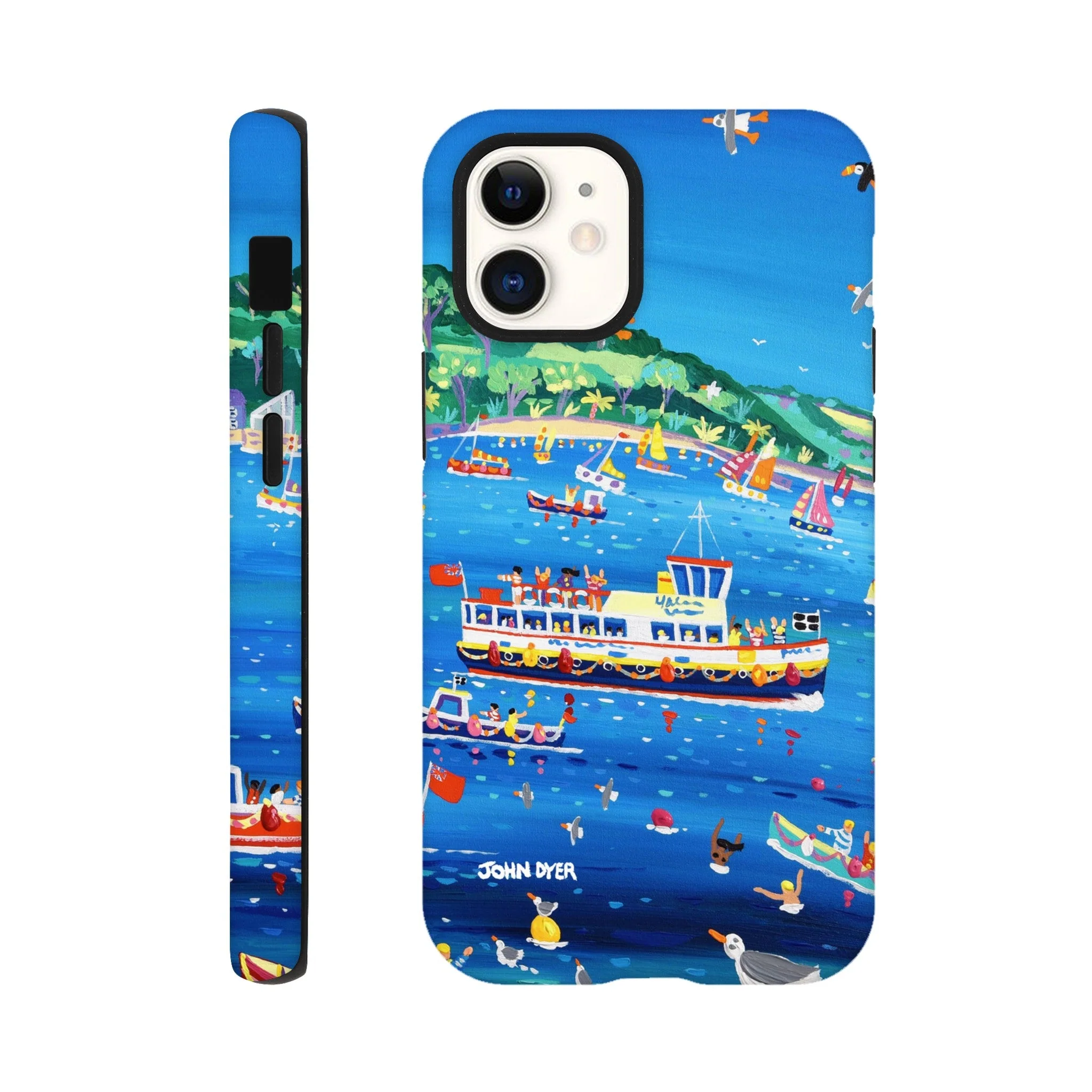 Tough Art Phone Case. Falmouth ferry. Artist John Dyer. Cornwall Art Gallery - Image 12