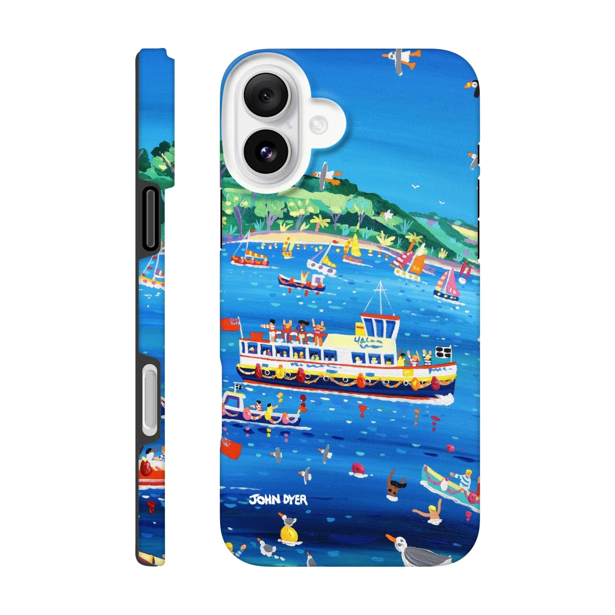 Tough Art Phone Case. Falmouth ferry. Artist John Dyer. Cornwall Art Gallery - Image 17