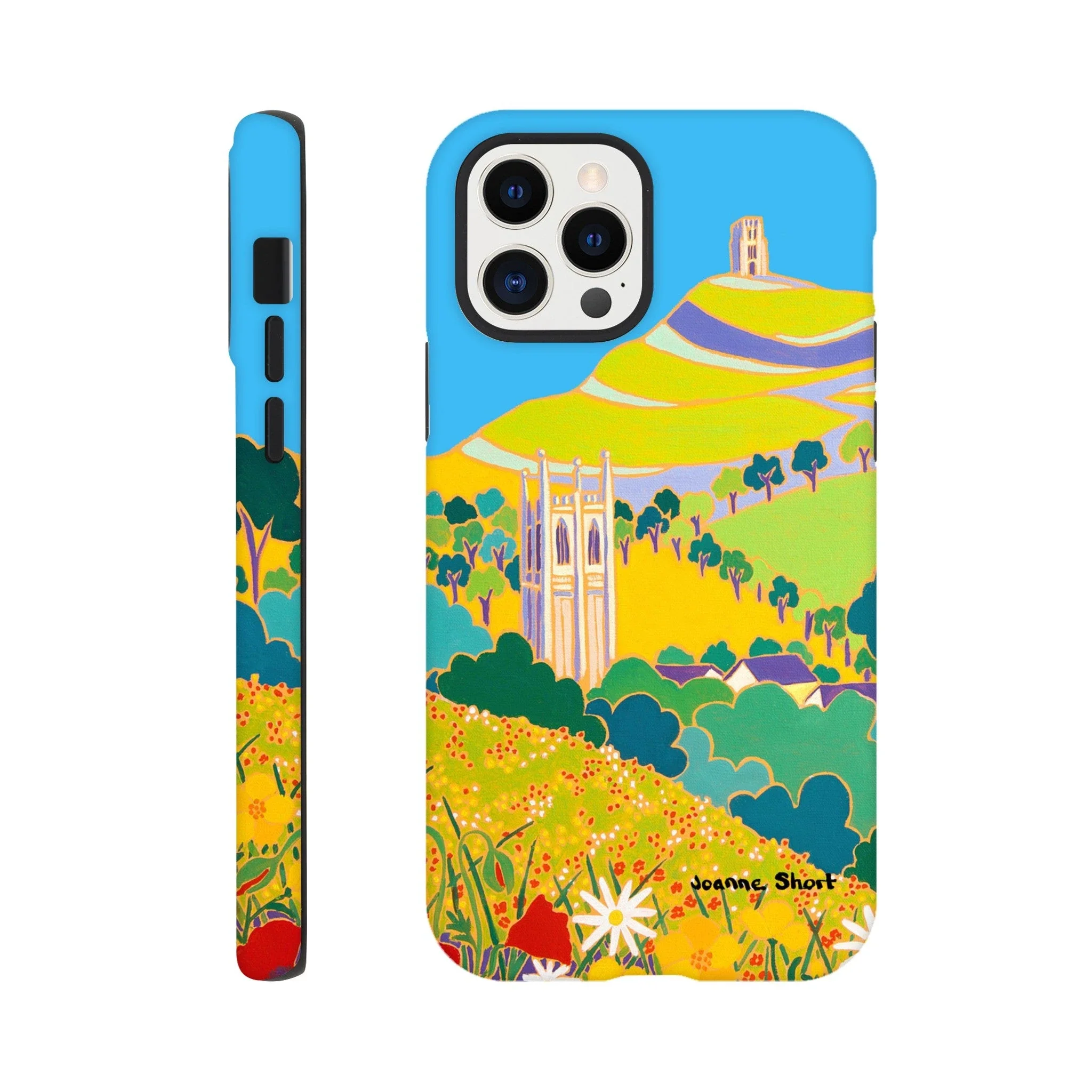Tough Art Phone Case. Glastonbury Tor, Somerset. British Artist Joanne Short. - Image 13