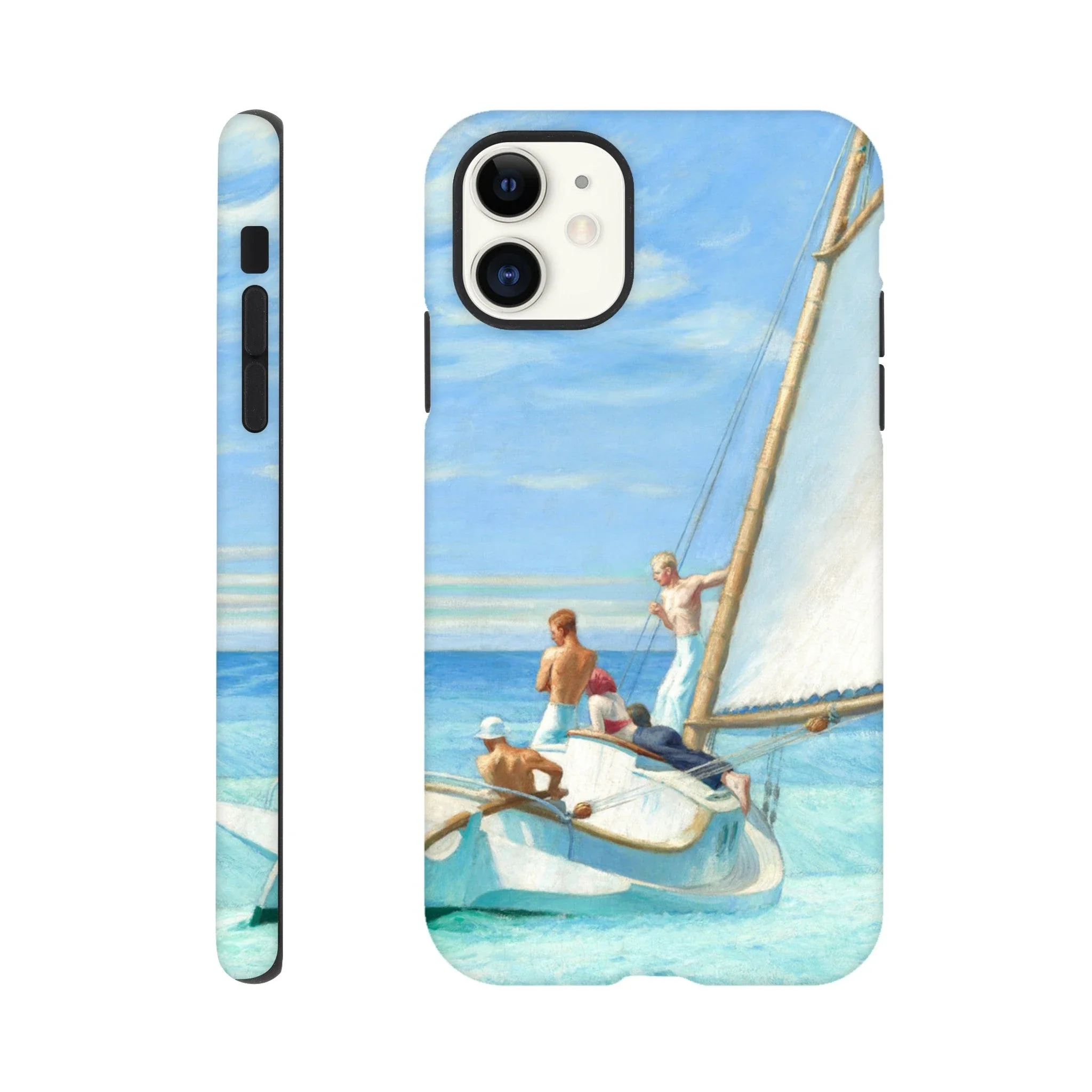 Tough Art Phone Case. 'Ground Swell' sailing art by Artist Edward Hopper. - Image 22