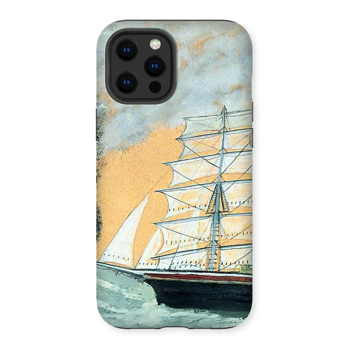 Tough Art Phone Case. 'Headland with Two Three-Masters'. Artist Alfred Wallis. Cornish Art Gallery - Image 17