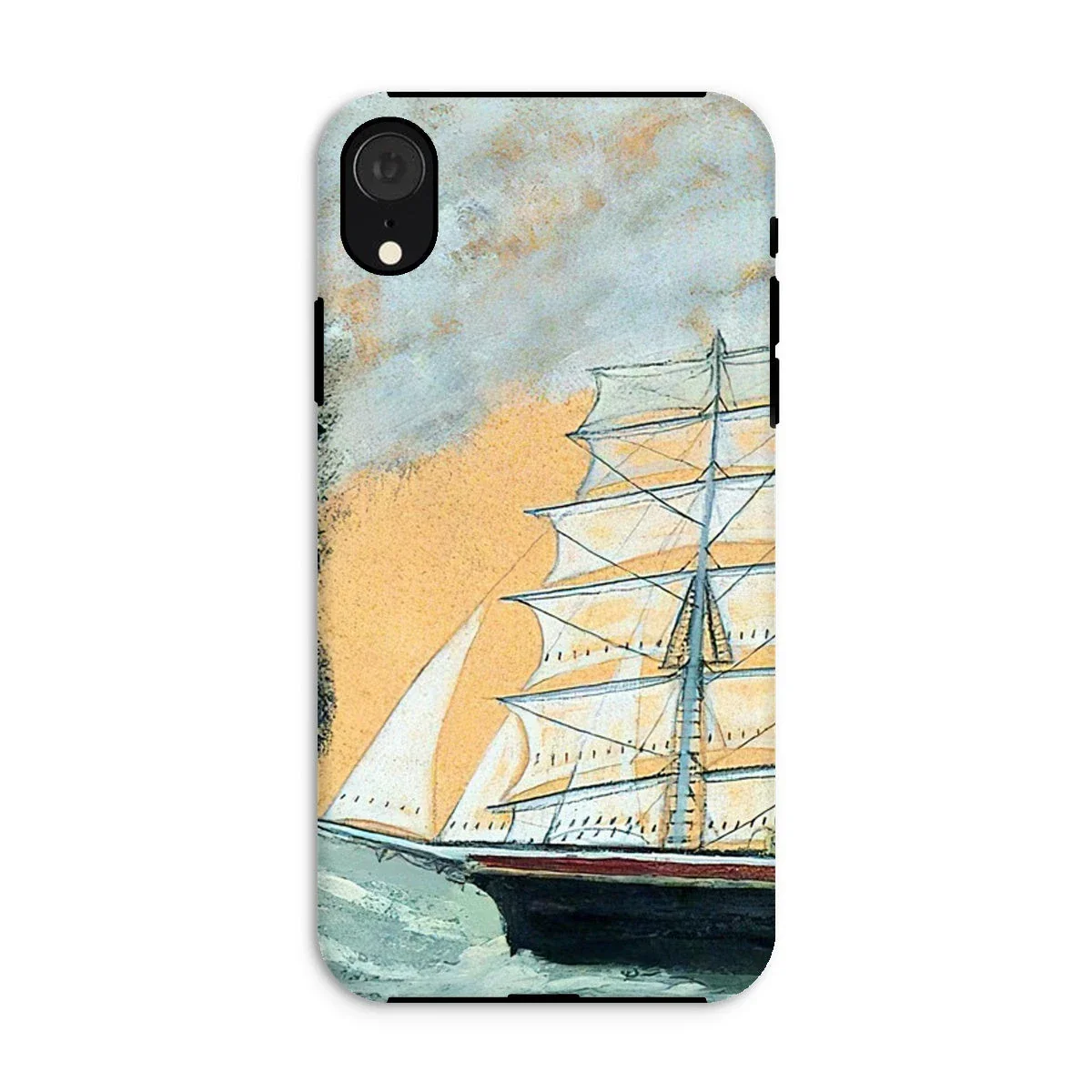Tough Art Phone Case. 'Headland with Two Three-Masters'. Artist Alfred Wallis. Cornish Art Gallery - Image 21