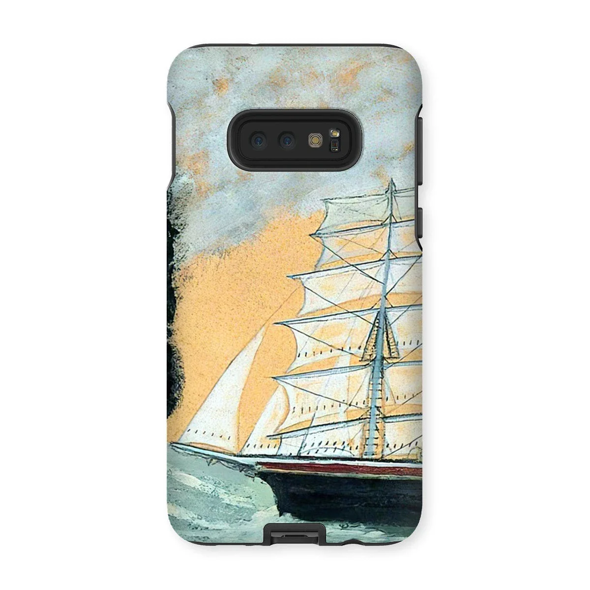 Tough Art Phone Case. 'Headland with Two Three-Masters'. Artist Alfred Wallis. Cornish Art Gallery - Image 8