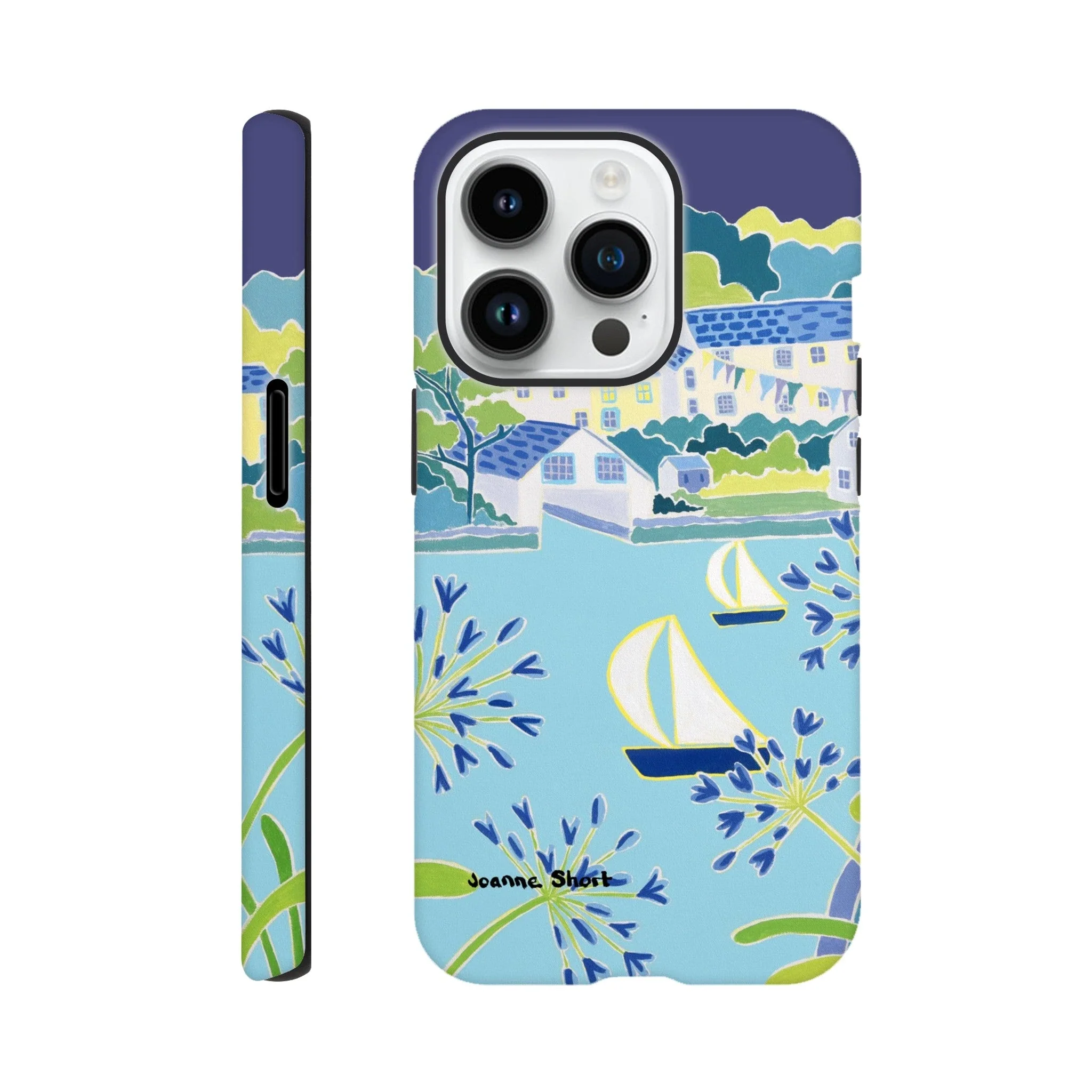 Tough Art Phone Case - Helford River & Village. Artist Joanne Short. Cornwall Art Gallery - Image 22