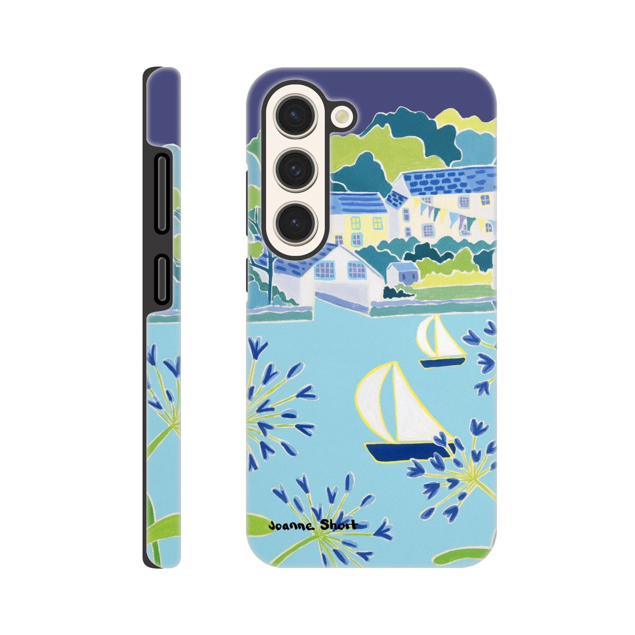 Tough Art Phone Case - Helford River & Village. Artist Joanne Short. Cornwall Art Gallery - Image 27