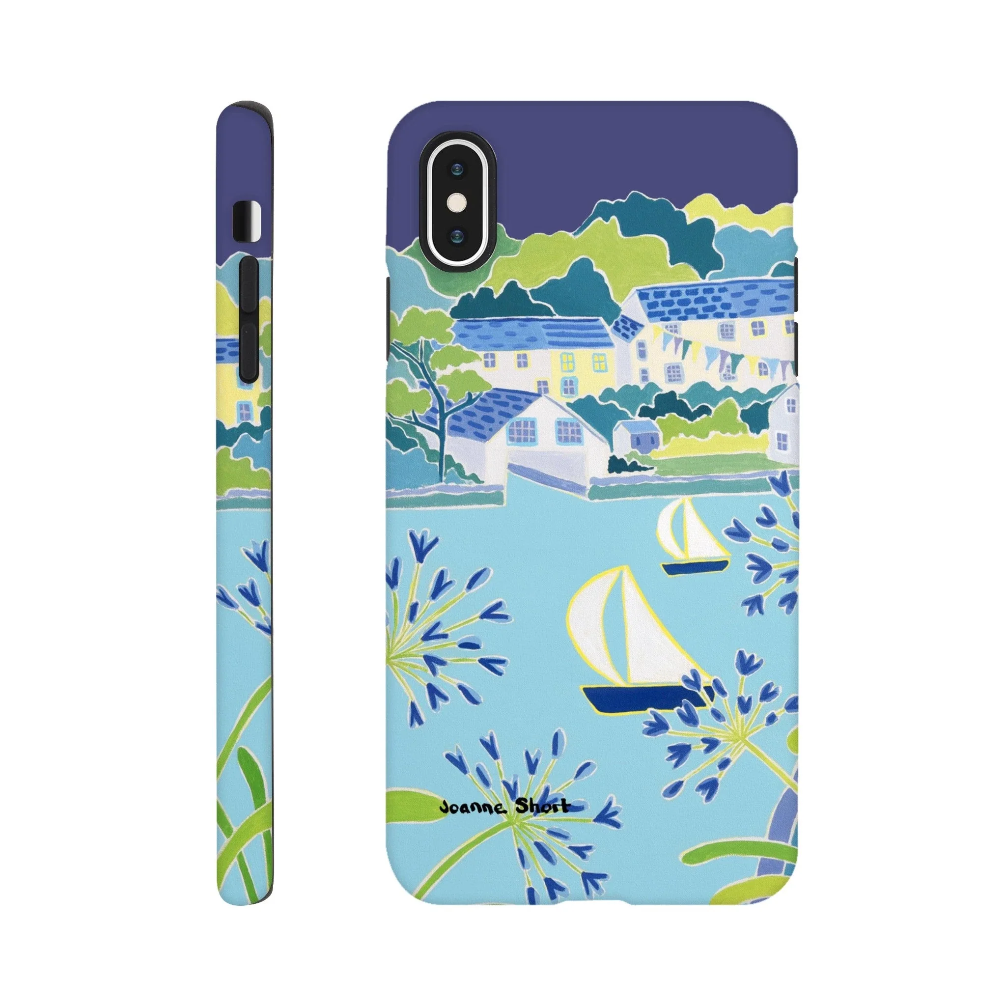 Tough Art Phone Case - Helford River & Village. Artist Joanne Short. Cornwall Art Gallery - Image 37