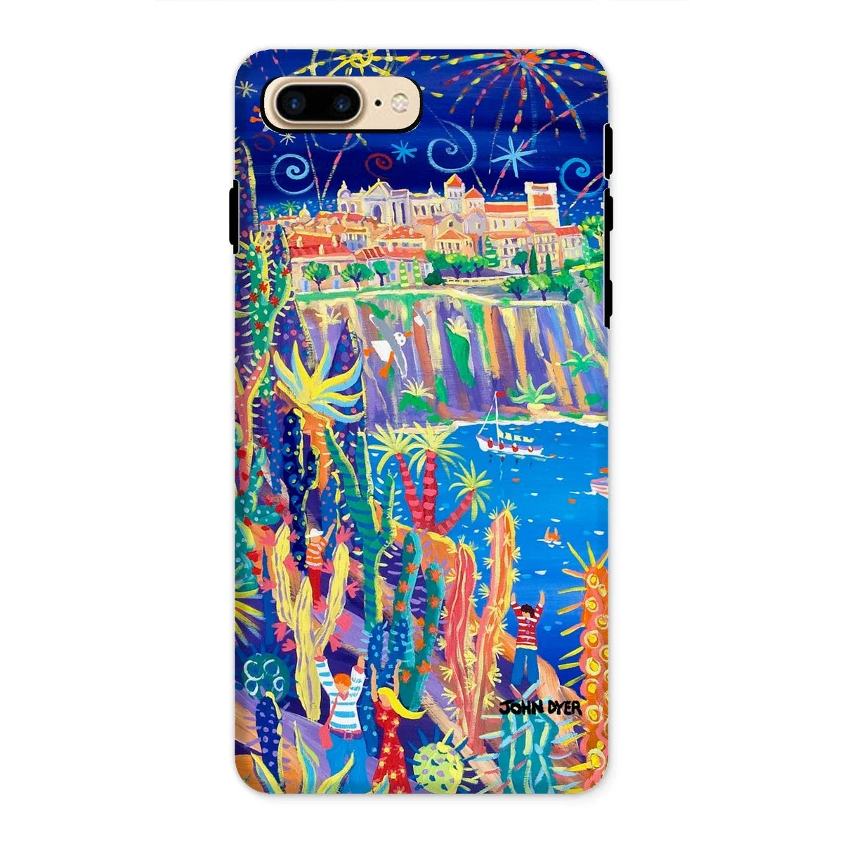 Tough Art Phone Case. Jardin Exotiques, Monaco. Artist John Dyer. Cornwall Art Gallery - Image 19