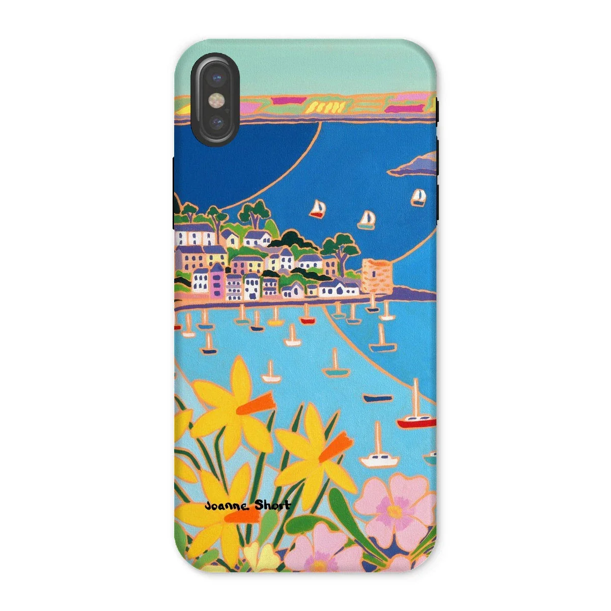 Tough Art Phone Case. Polruan, Fowey River. Artist Joanne Short. Cornwall Art Gallery - Image 20