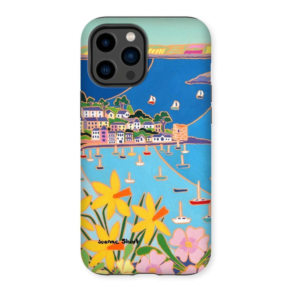 Tough Art Phone Case. Polruan, Fowey River. Artist Joanne Short. Cornwall Art Gallery - Image 27