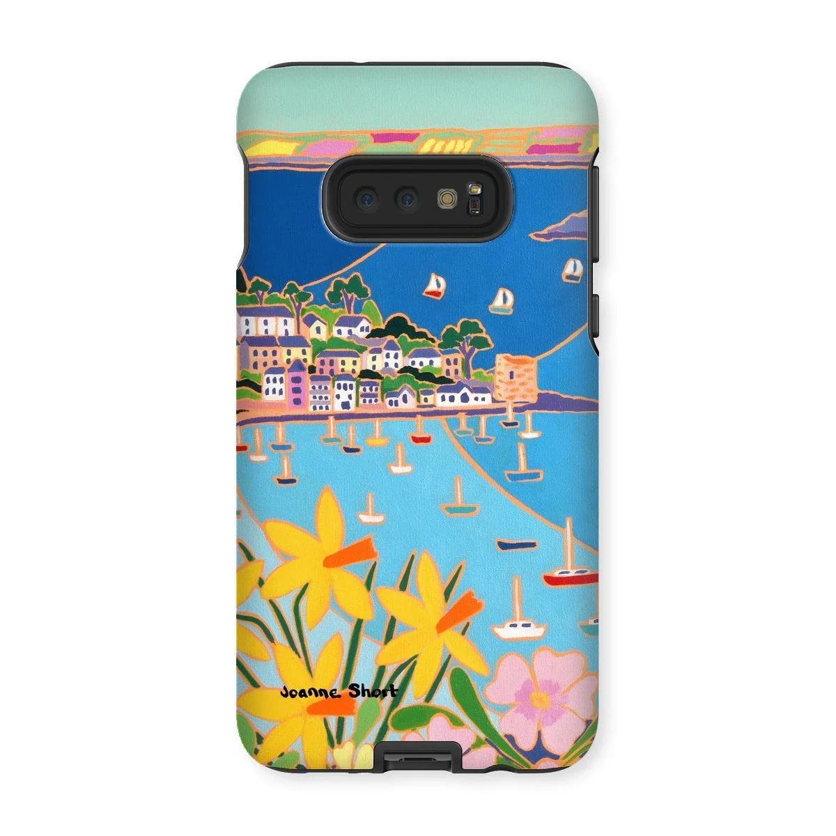 Tough Art Phone Case. Polruan, Fowey River. Artist Joanne Short. Cornwall Art Gallery - Image 8