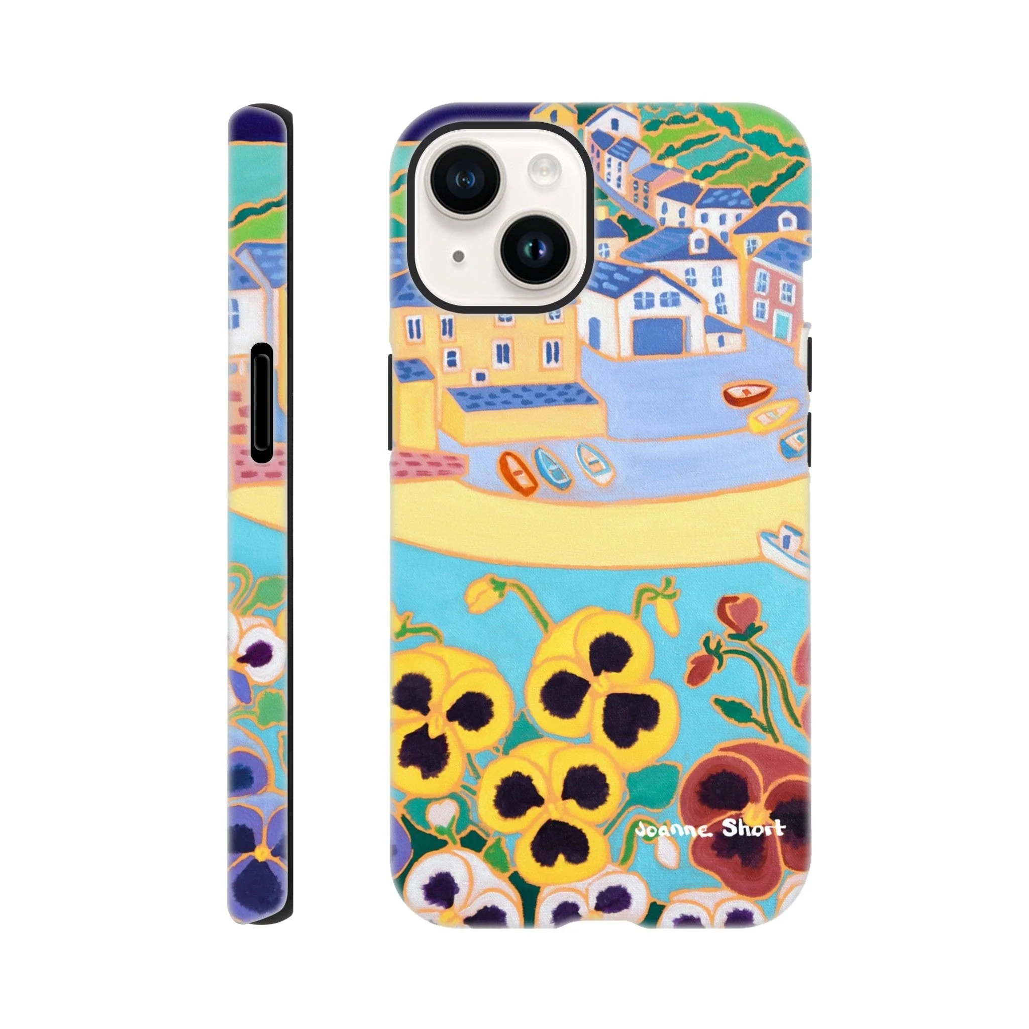 Tough Art Phone Case. Port Isaac. Artist Joanne Short. Cornwall Art Gallery - Image 9