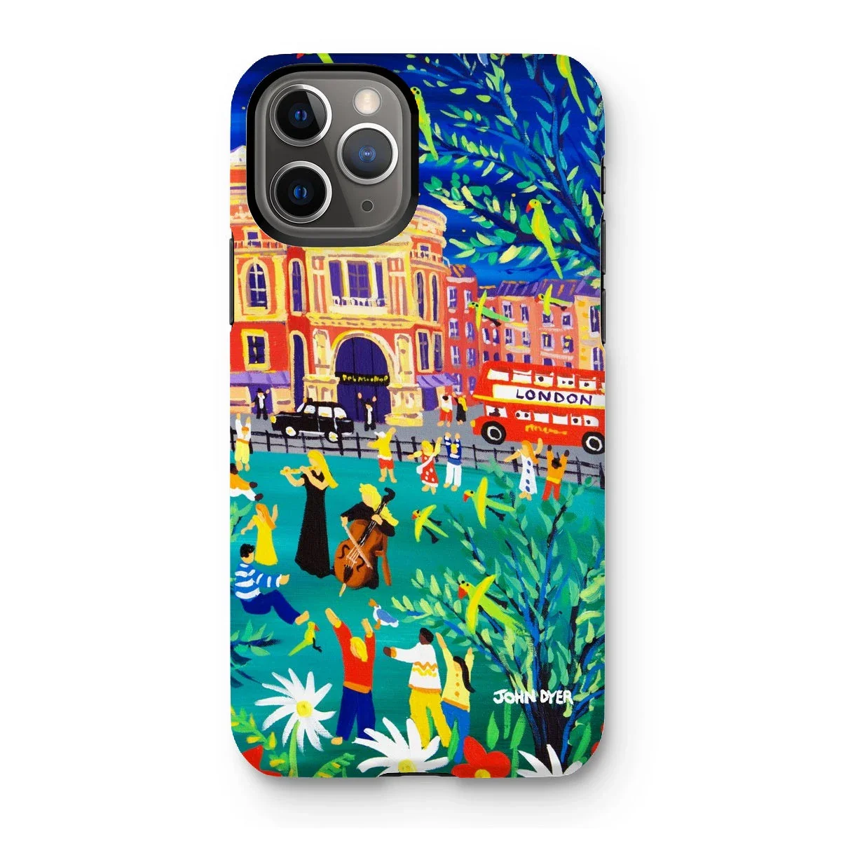 Tough Art Phone Case. Royal Albert Hall, Hyde park, London. Musicians. Artist John Dyer. Cornwall Art Gallery - Image 12