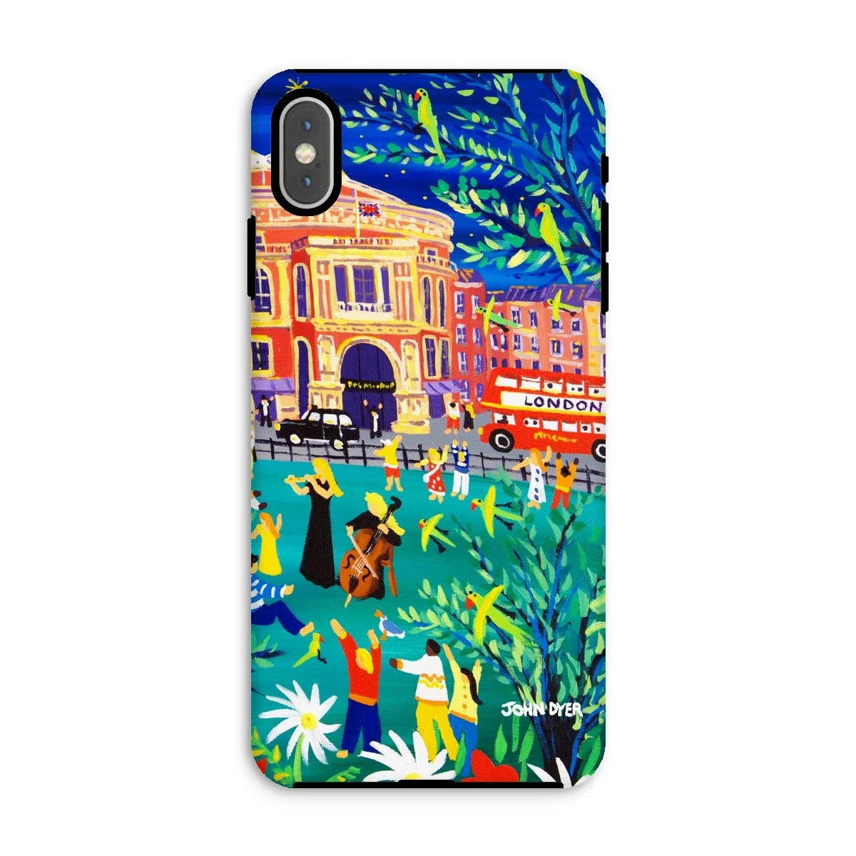 Tough Art Phone Case. Royal Albert Hall, Hyde park, London. Musicians. Artist John Dyer. Cornwall Art Gallery - Image 23