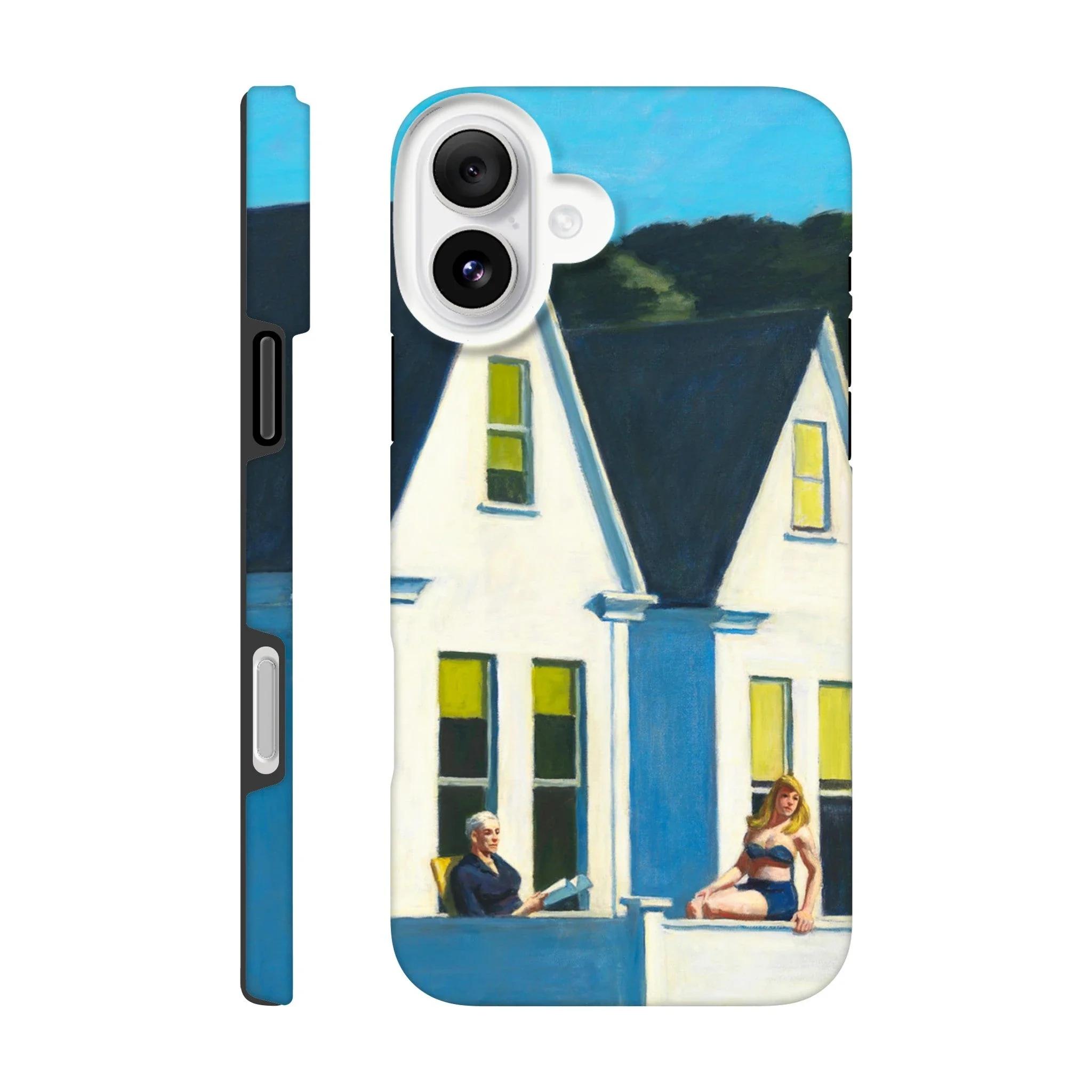 Tough Art Phone Case. 'Second Story Sunlight' by Artist Edward Hopper. - Image 10
