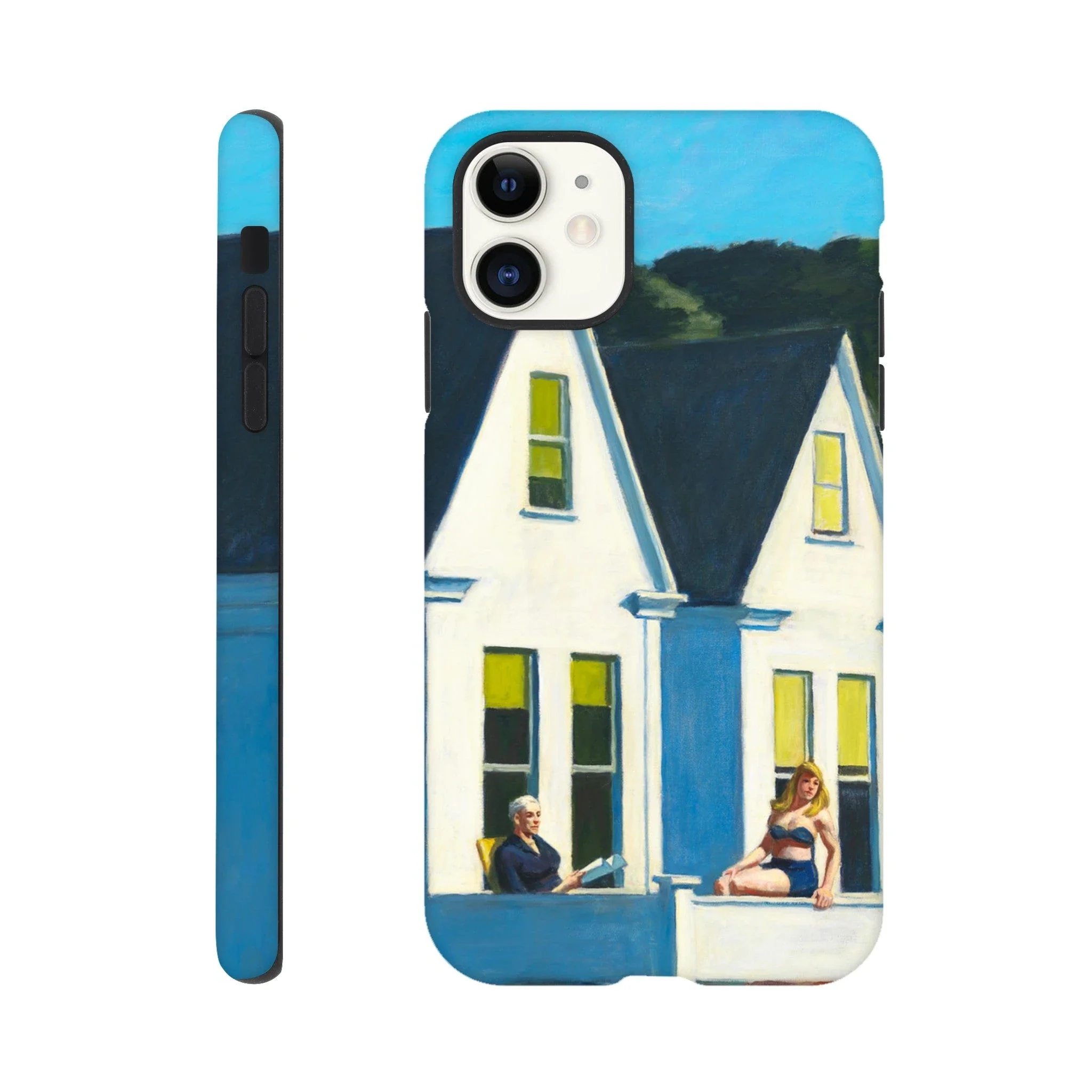 Tough Art Phone Case. 'Second Story Sunlight' by Artist Edward Hopper. - Image 17