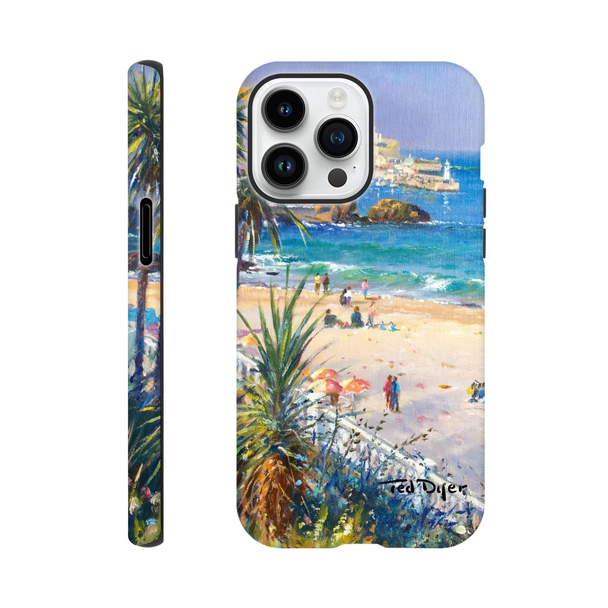Tough Art Phone Case. St Ives. Artist Ted Dyer. Cornwall Art Gallery - Image 4
