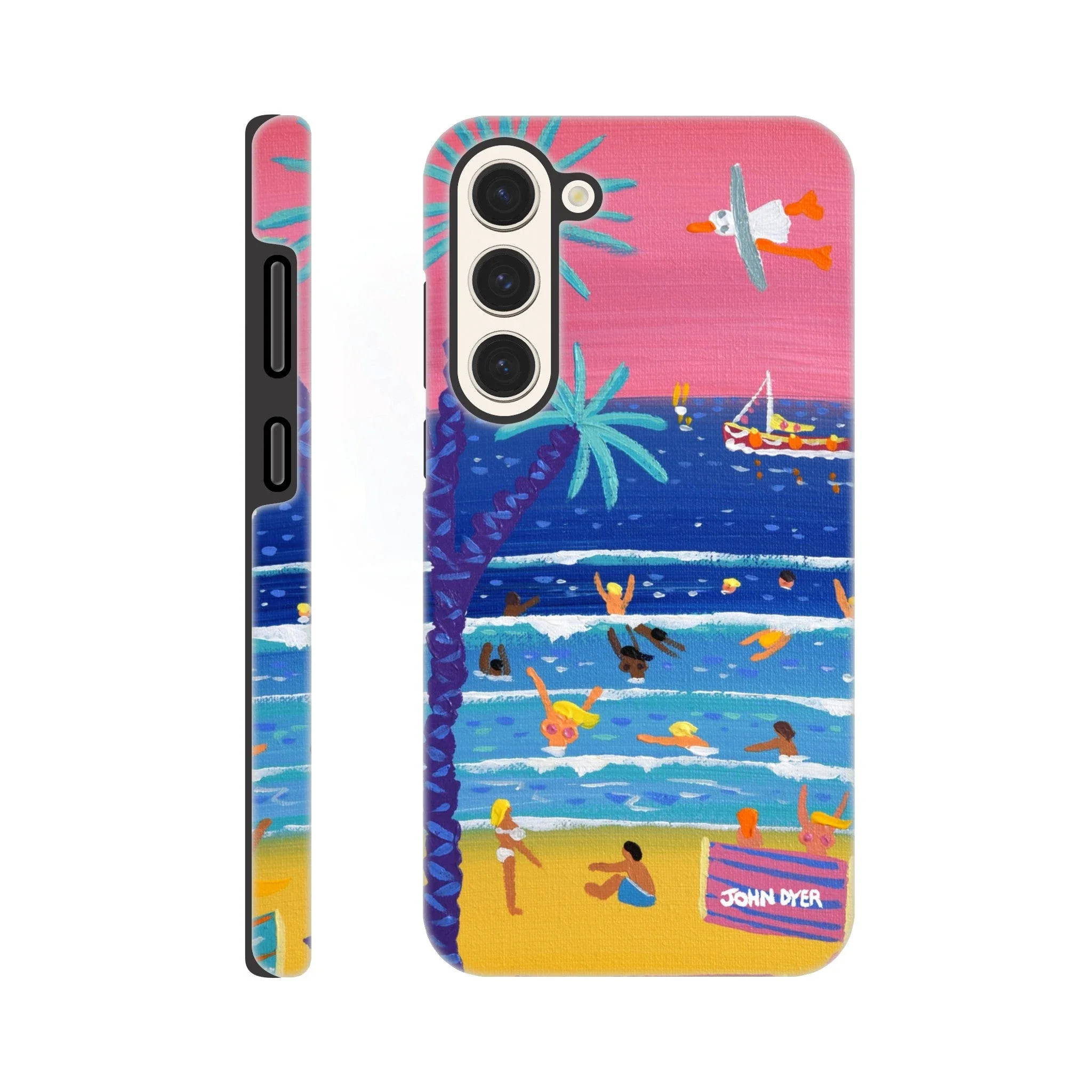 Tough Art Phone Case. St Ives Beach Sunset Cornwall. Artist John Dyer. Cornwall Art Gallery - Image 32