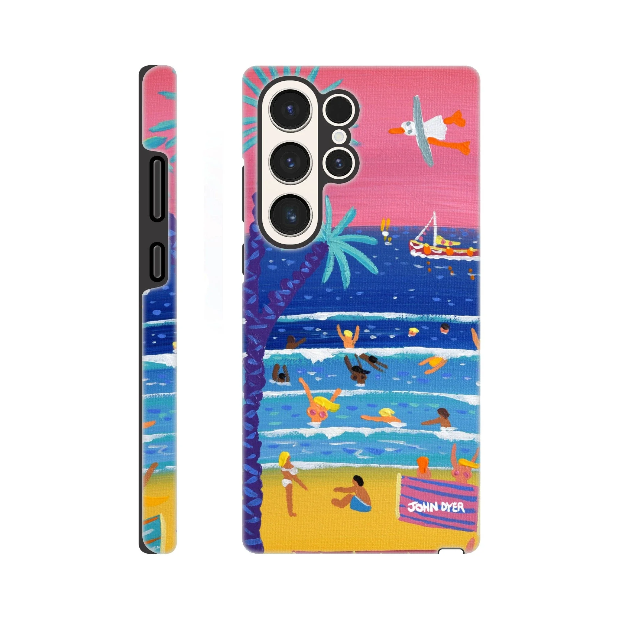 Tough Art Phone Case. St Ives Beach Sunset Cornwall. Artist John Dyer. Cornwall Art Gallery - Image 7