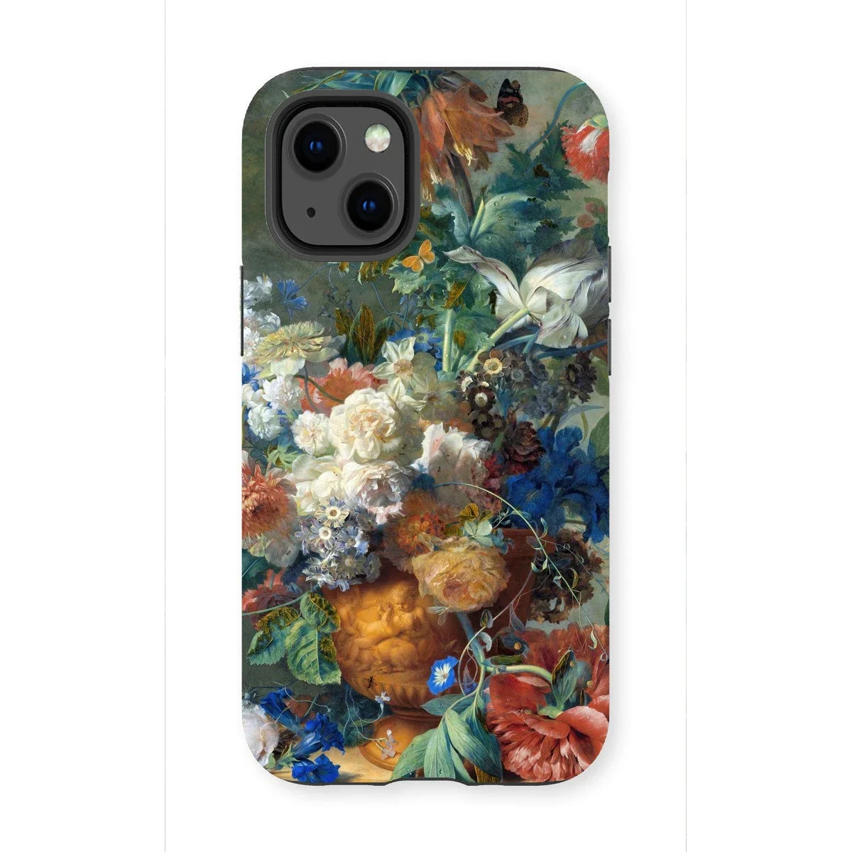 Tough Art Phone Case. 'Still Life with Flowers'. Artist Jan van Huysum. British Art Gallery - Image 2
