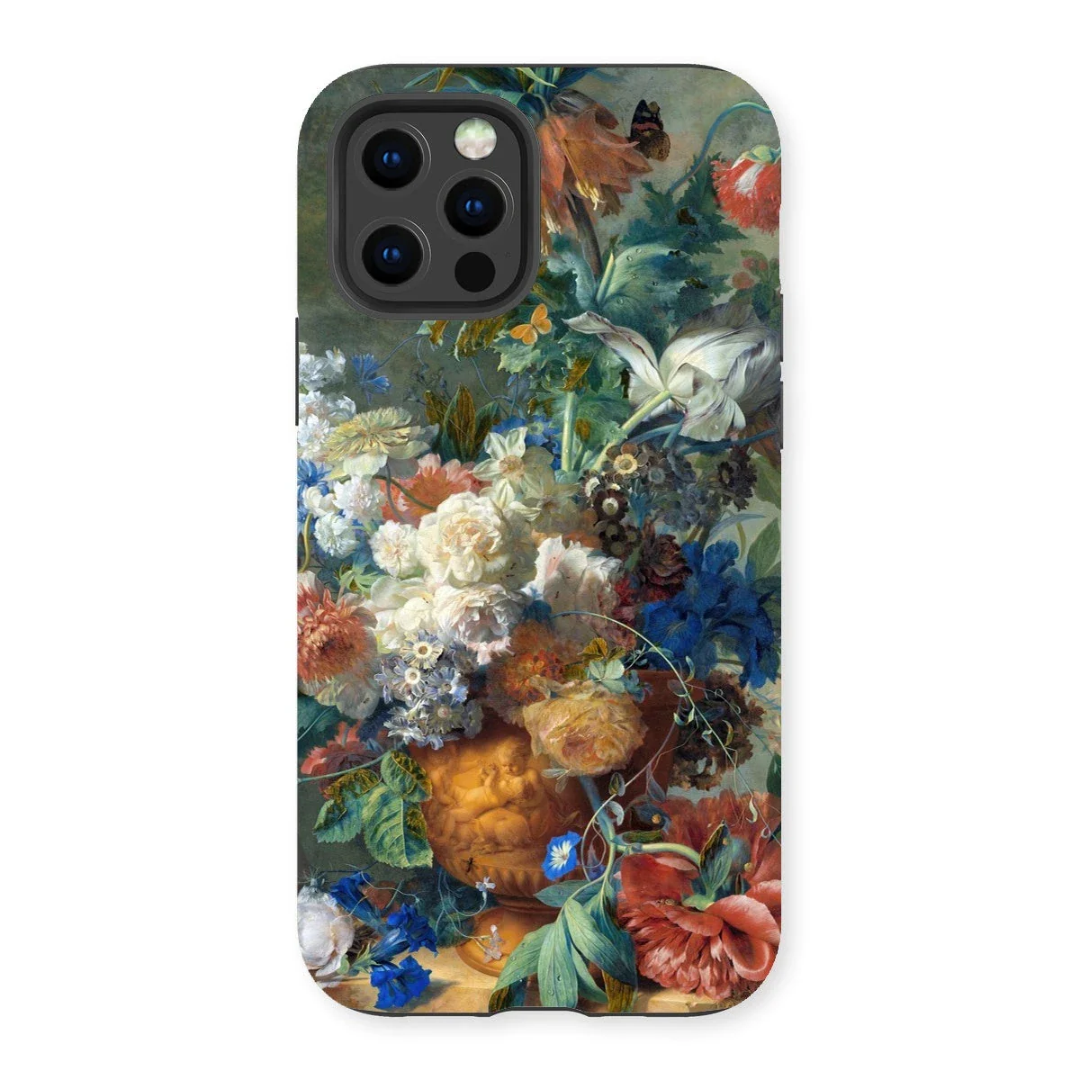 Tough Art Phone Case. 'Still Life with Flowers'. Artist Jan van Huysum. British Art Gallery - Image 3