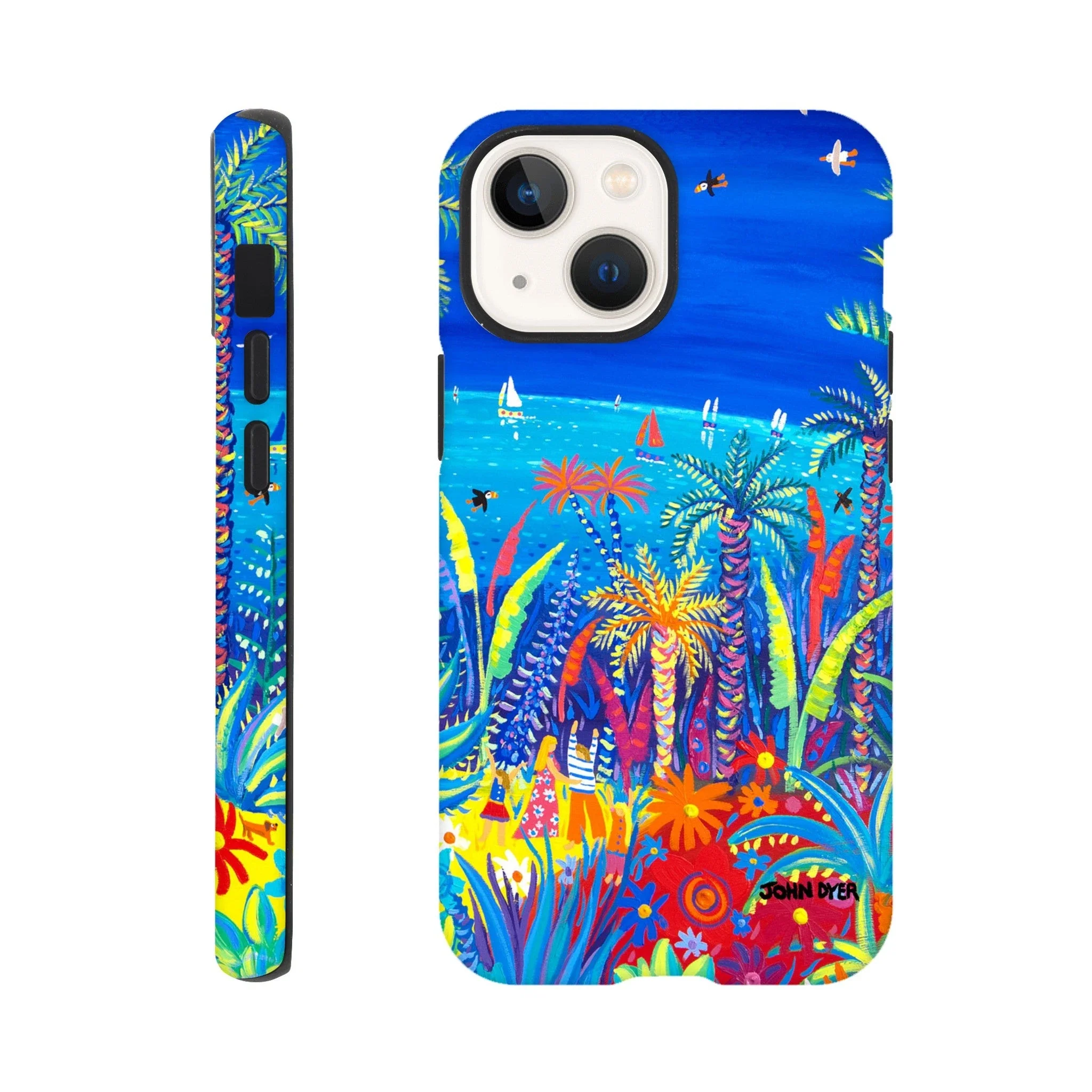 Tough Art Phone Case. Tresco Abbey Gardens. Artist John Dyer. Cornwall Art Gallery - Image 3