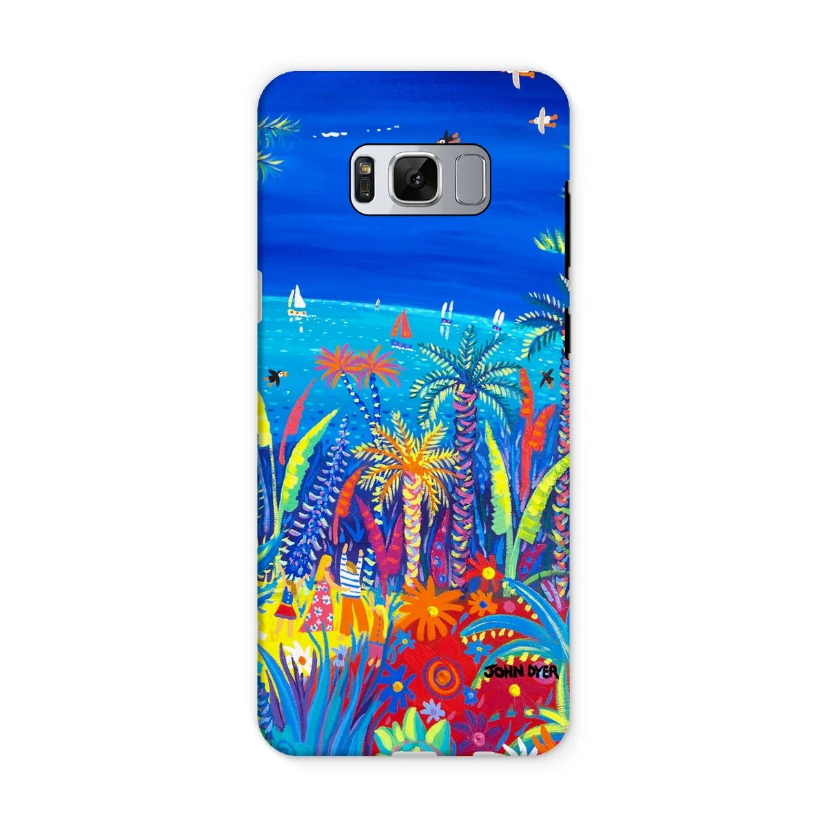 Tough Art Phone Case. Tresco Abbey Gardens. Artist John Dyer. Cornwall Art Gallery - Image 9
