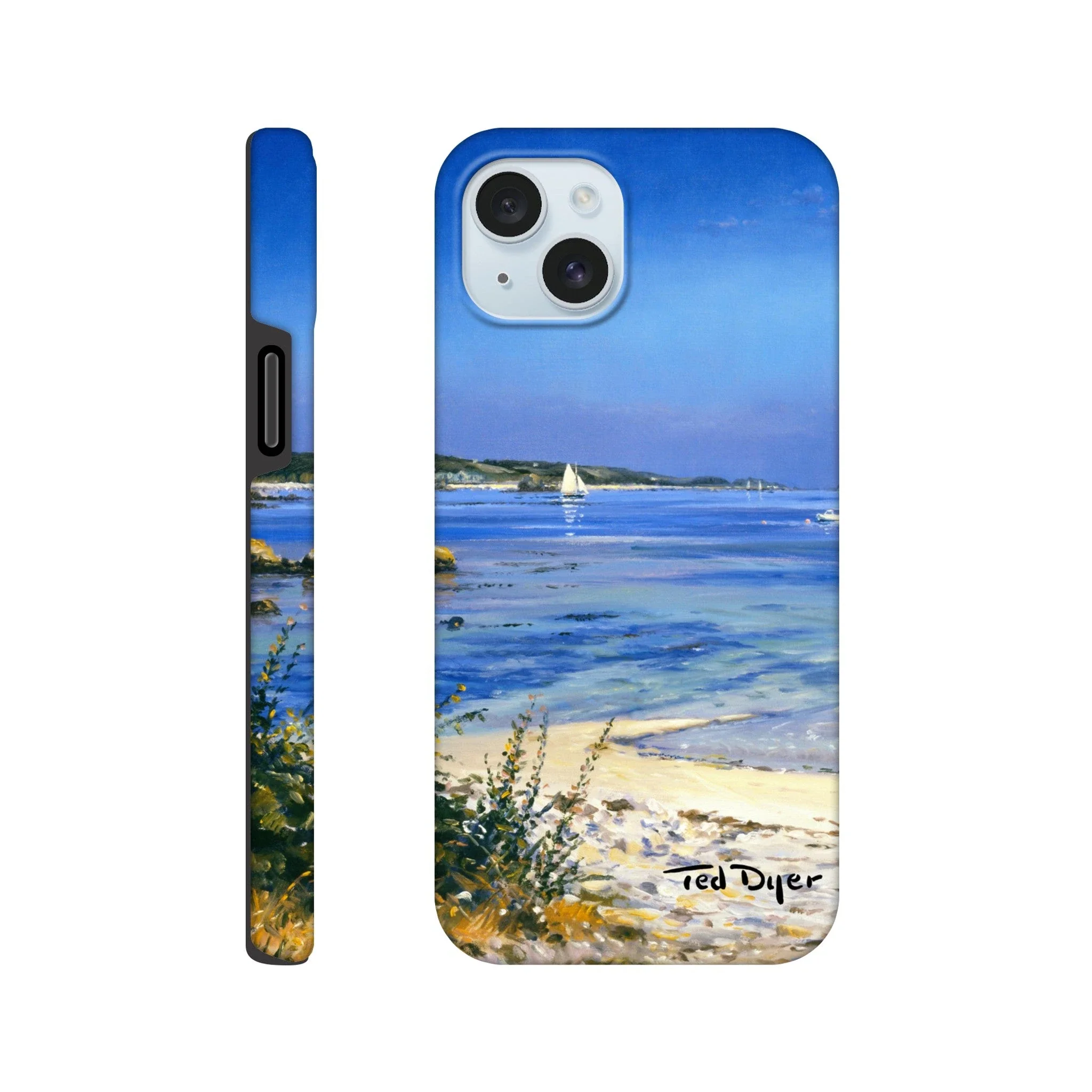 Tough Art Phone Case. Tresco, Isles of Scilly. Artist Ted Dyer. Cornwall Art Gallery - Image 15