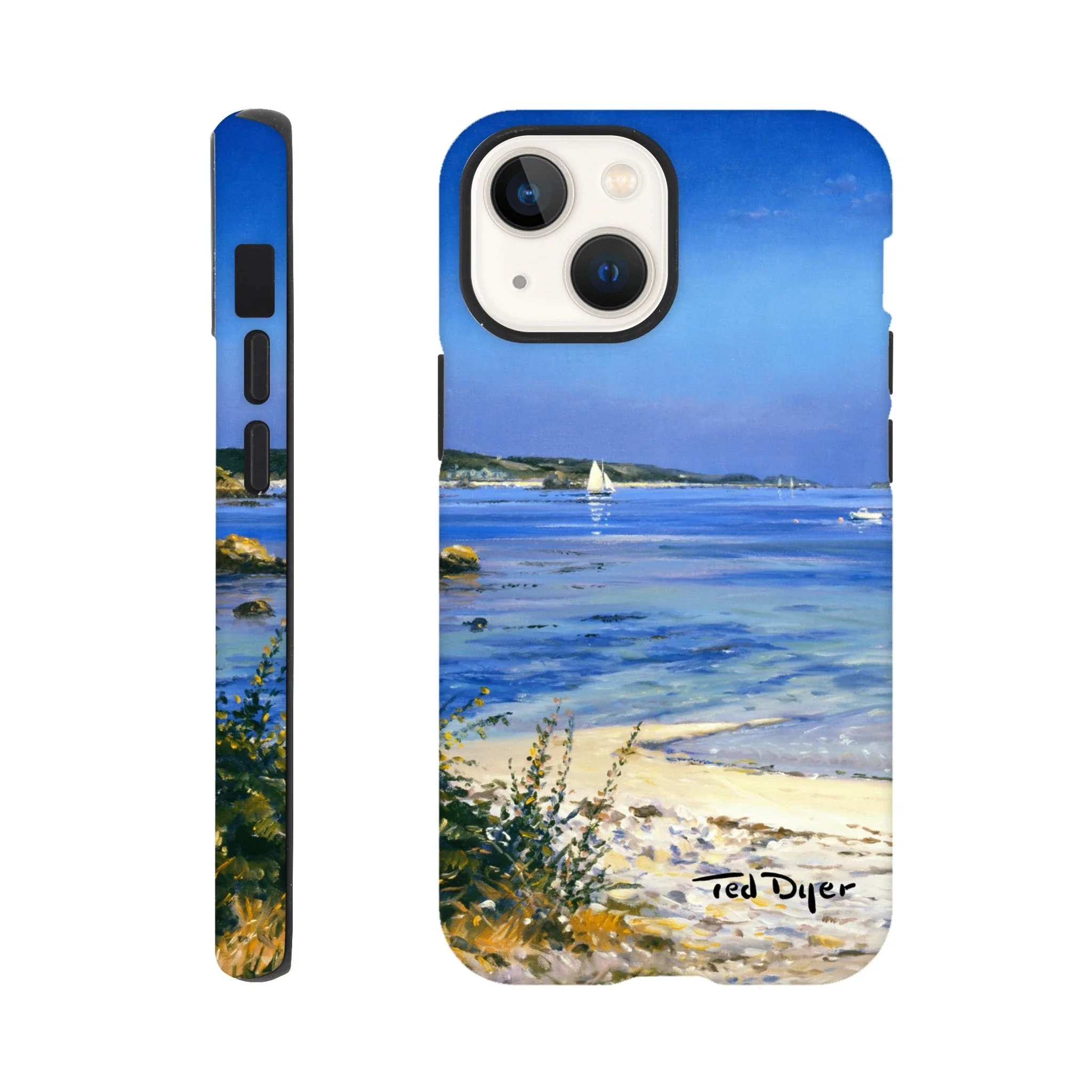Tough Art Phone Case. Tresco, Isles of Scilly. Artist Ted Dyer. Cornwall Art Gallery - Image 7