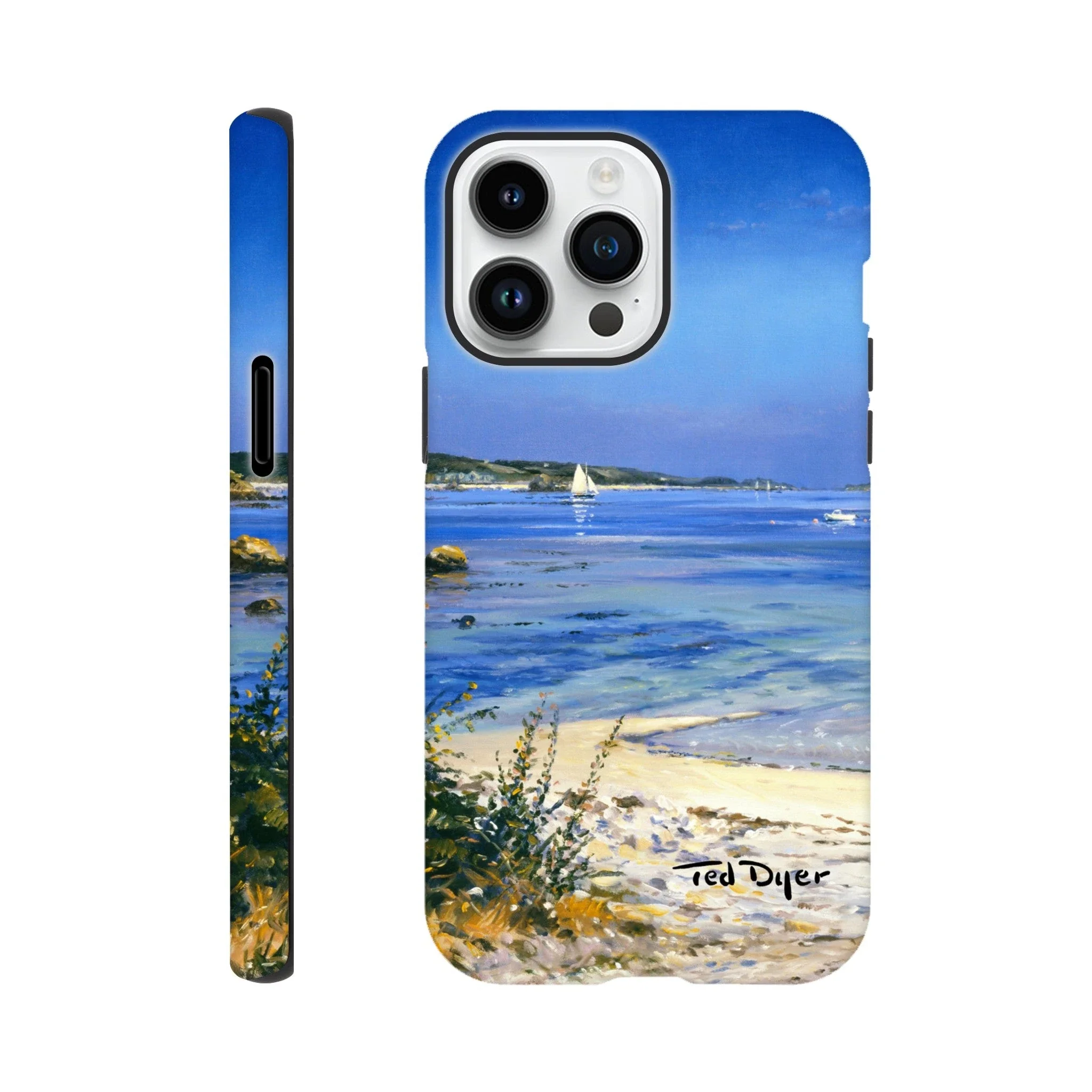 Tough Art Phone Case. Tresco, Isles of Scilly. Artist Ted Dyer. Cornwall Art Gallery - Image 9