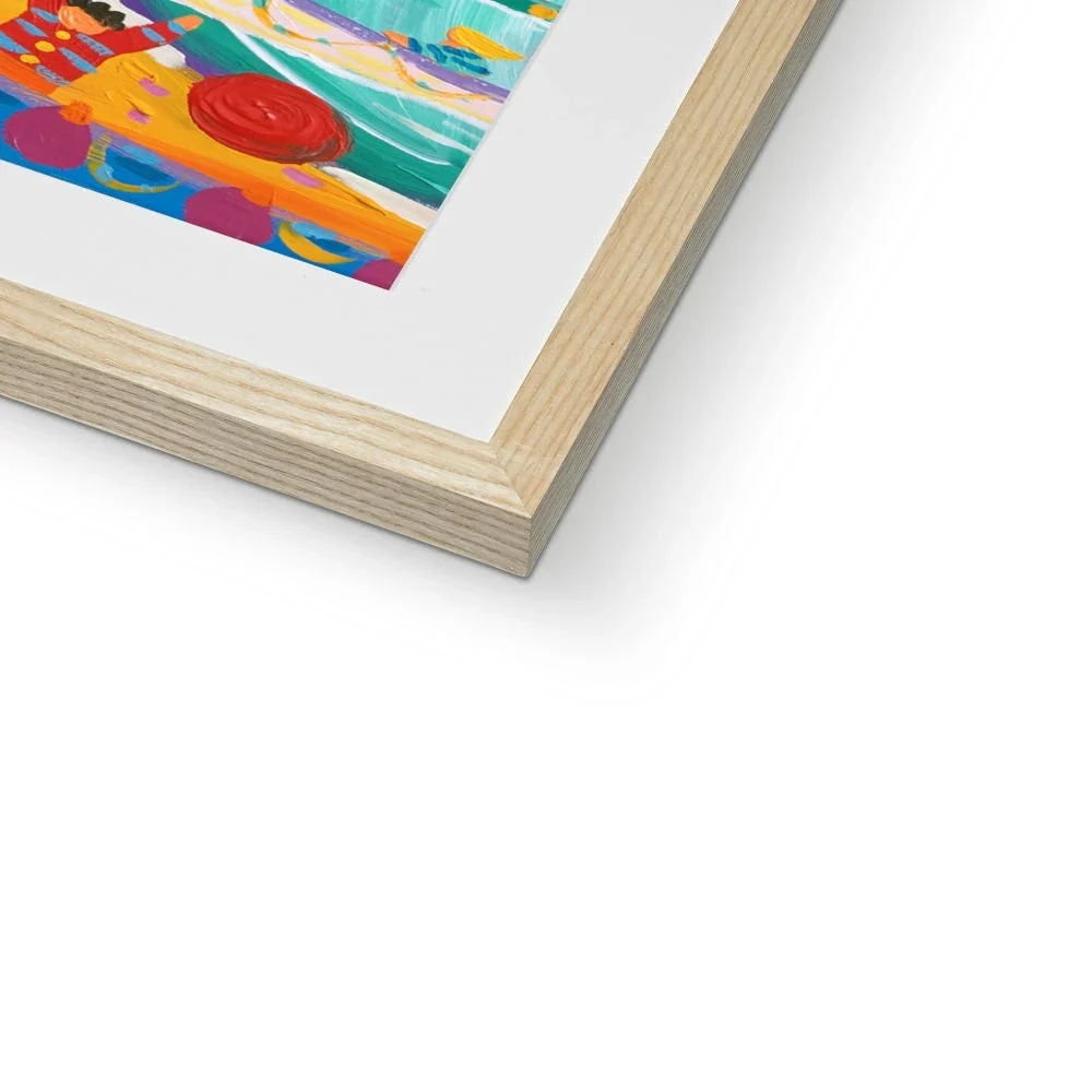 John Dyer Framed Open Edition Cornish Art Print. 'Tropical Colours Helford Passage, Cornwall'. - Image 9