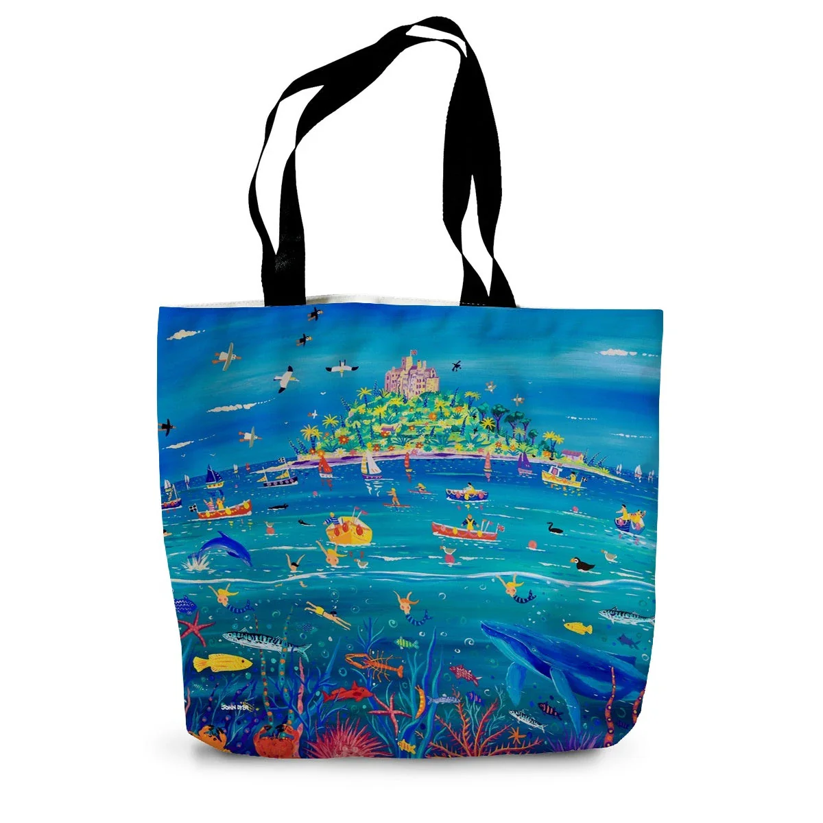 Underwater wonders by John Dyer Canvas Tote Bag - Image 2